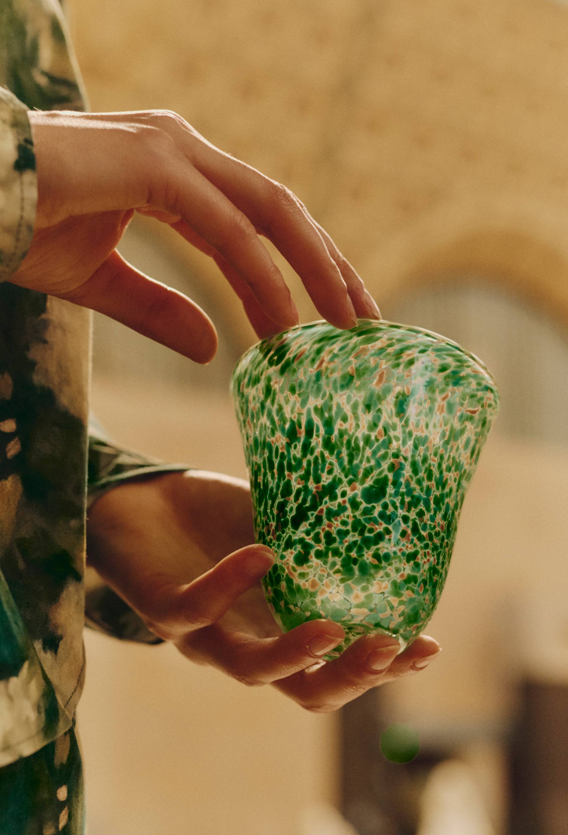 Verre &agrave; eau, 10x9cm - MUS&Eacute;E D'ORSAY x MONOPRIX, Vert clair, large image number 0