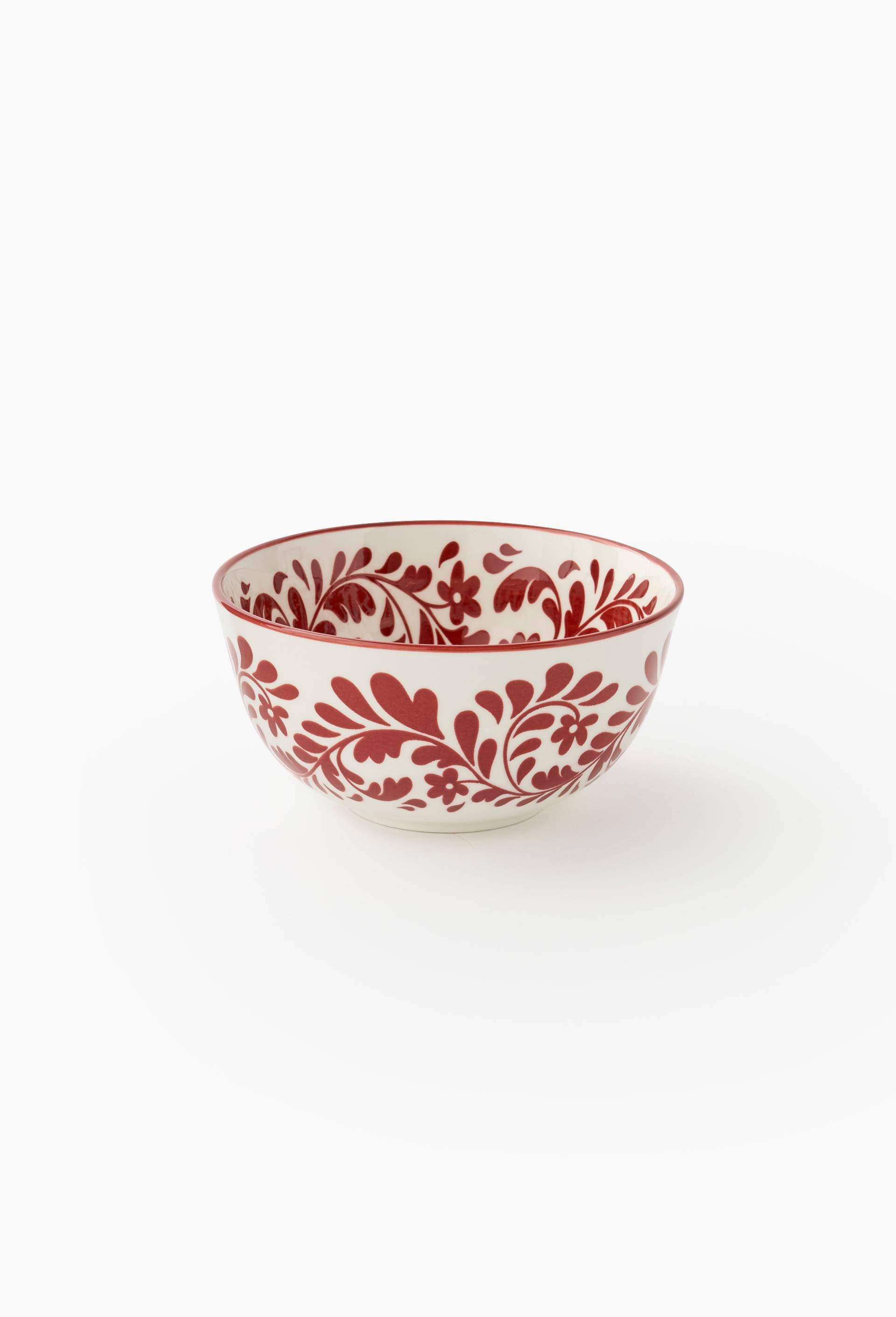 Bol, finition imprim&eacute;e, 14x7cm, Rouge fonc&eacute;, swatch image