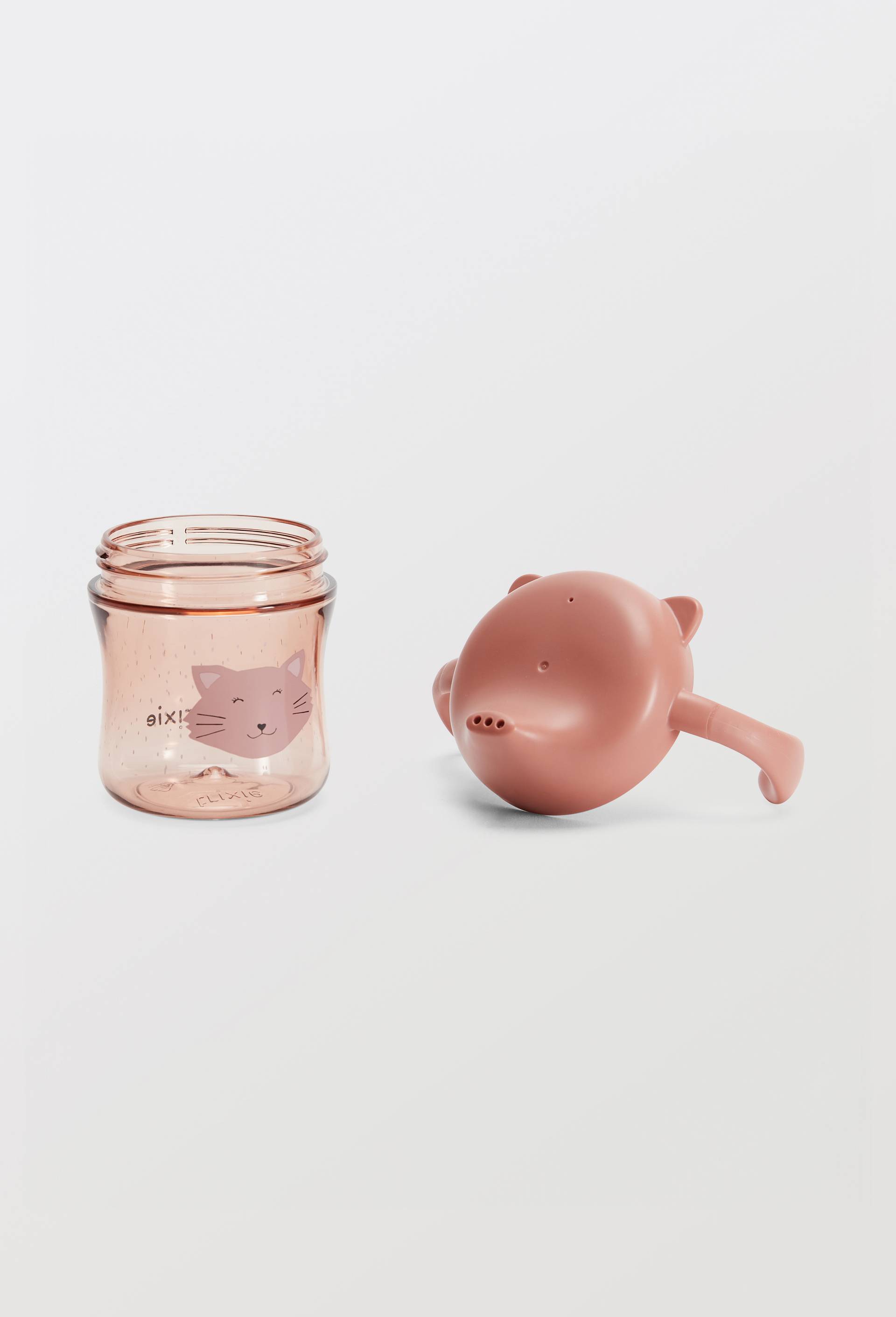 SIPPY CUP 6 MRS CAT, Rose clair, large image number 1