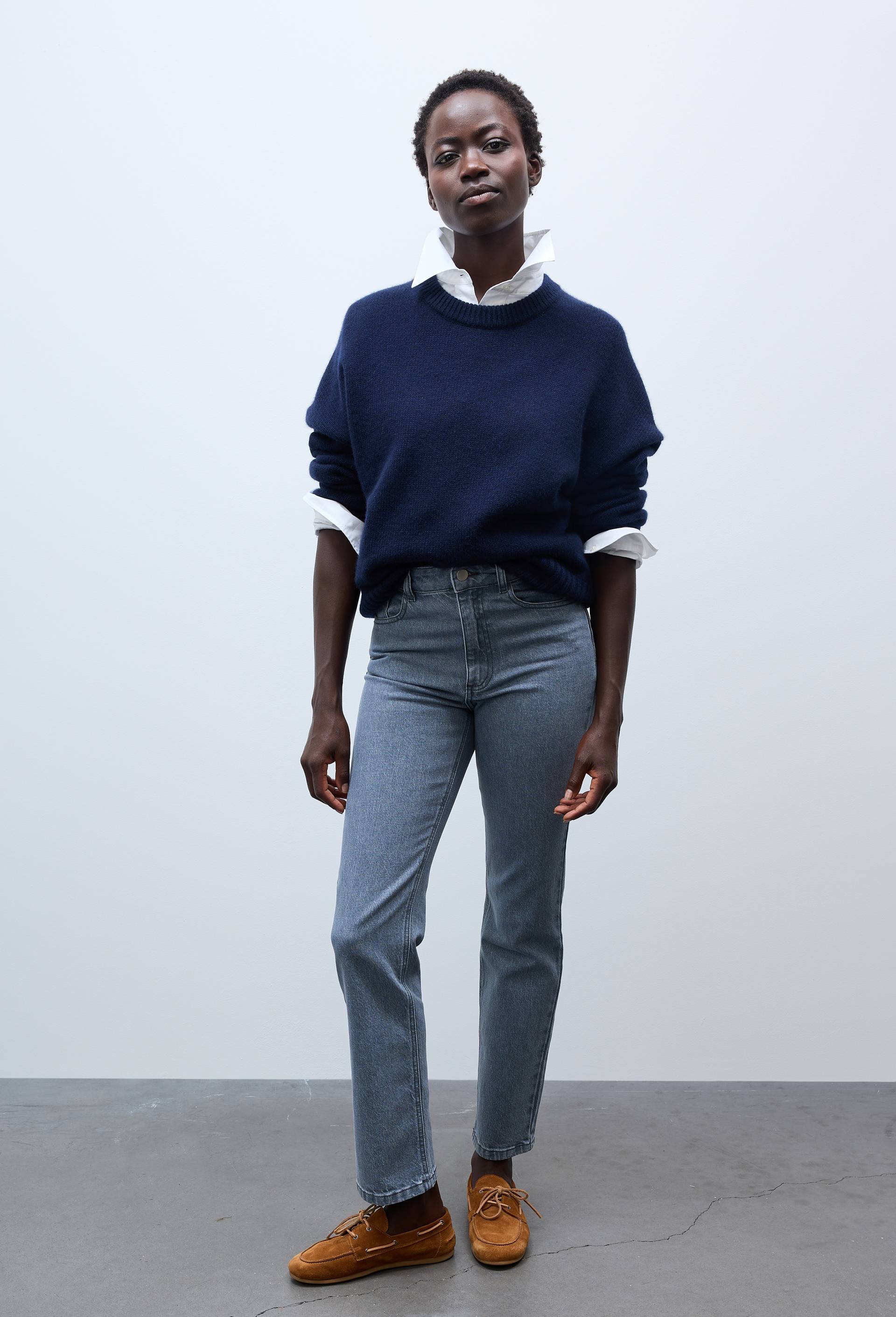 Jean droit, Gris, large image number 0