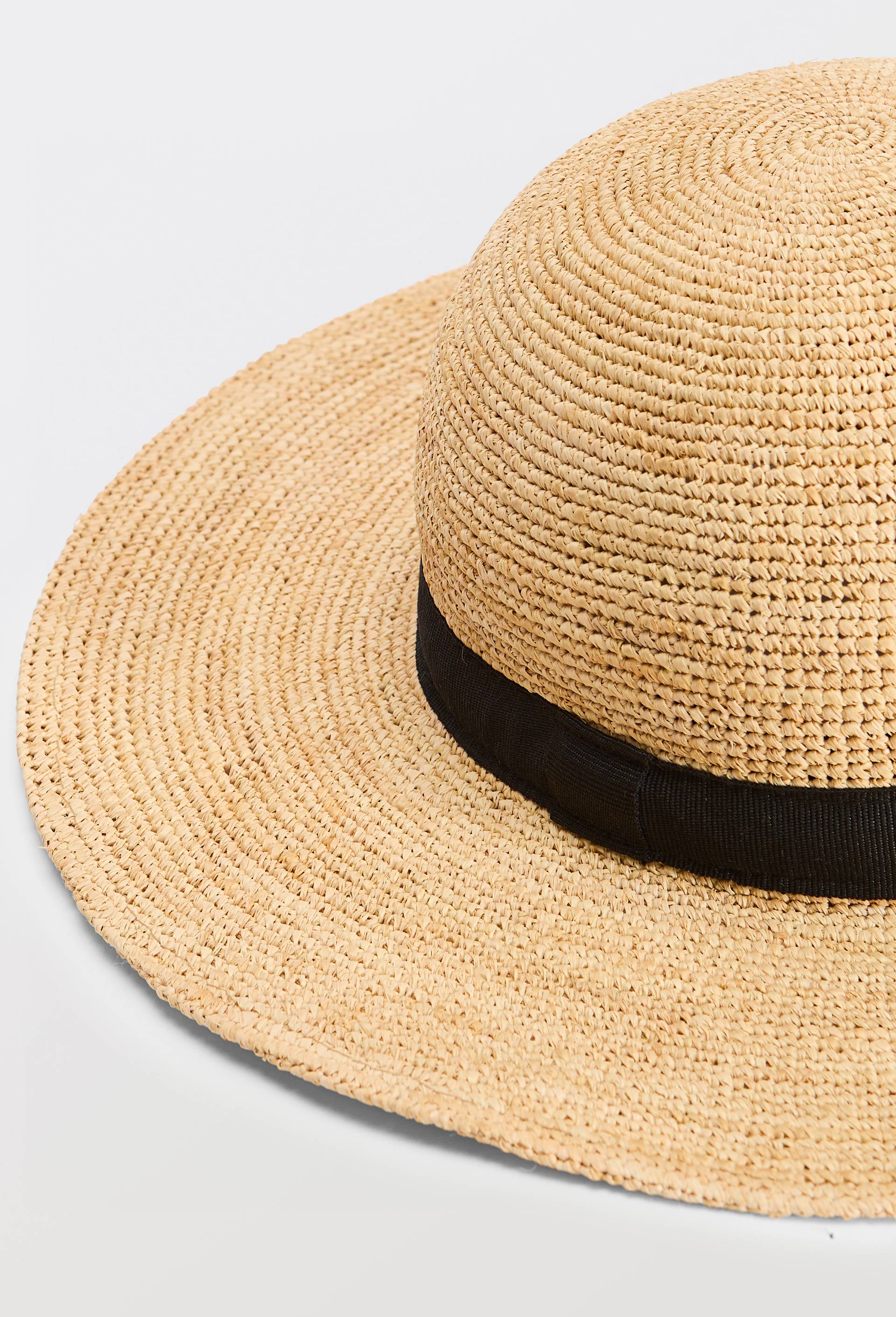 Chapeau forme capeline, Beige clair, large image number 1.0