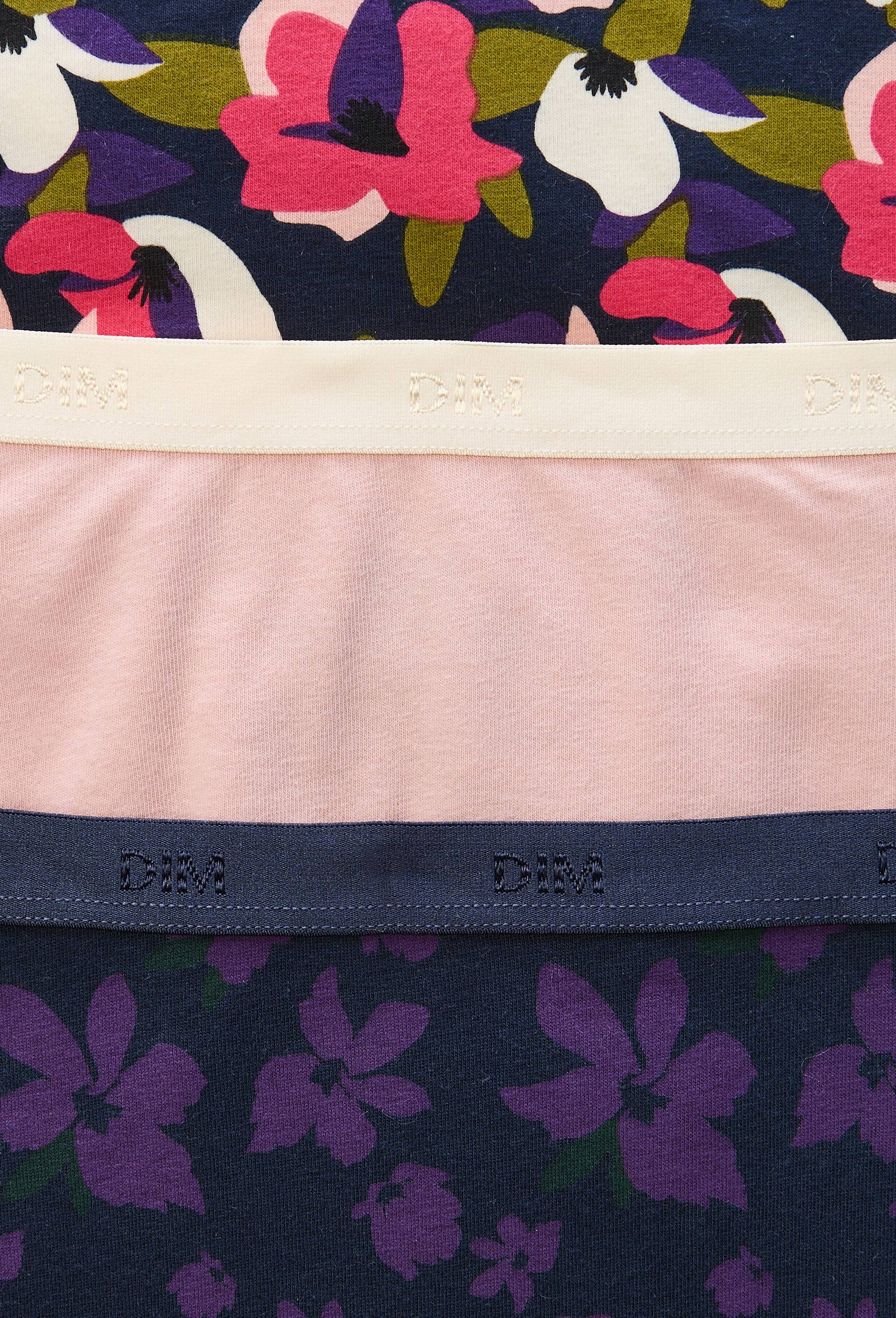 Lot de 3 boxers fantaisie en coton POCKET DIM, Bleu fonc&eacute;, large image number 2.0