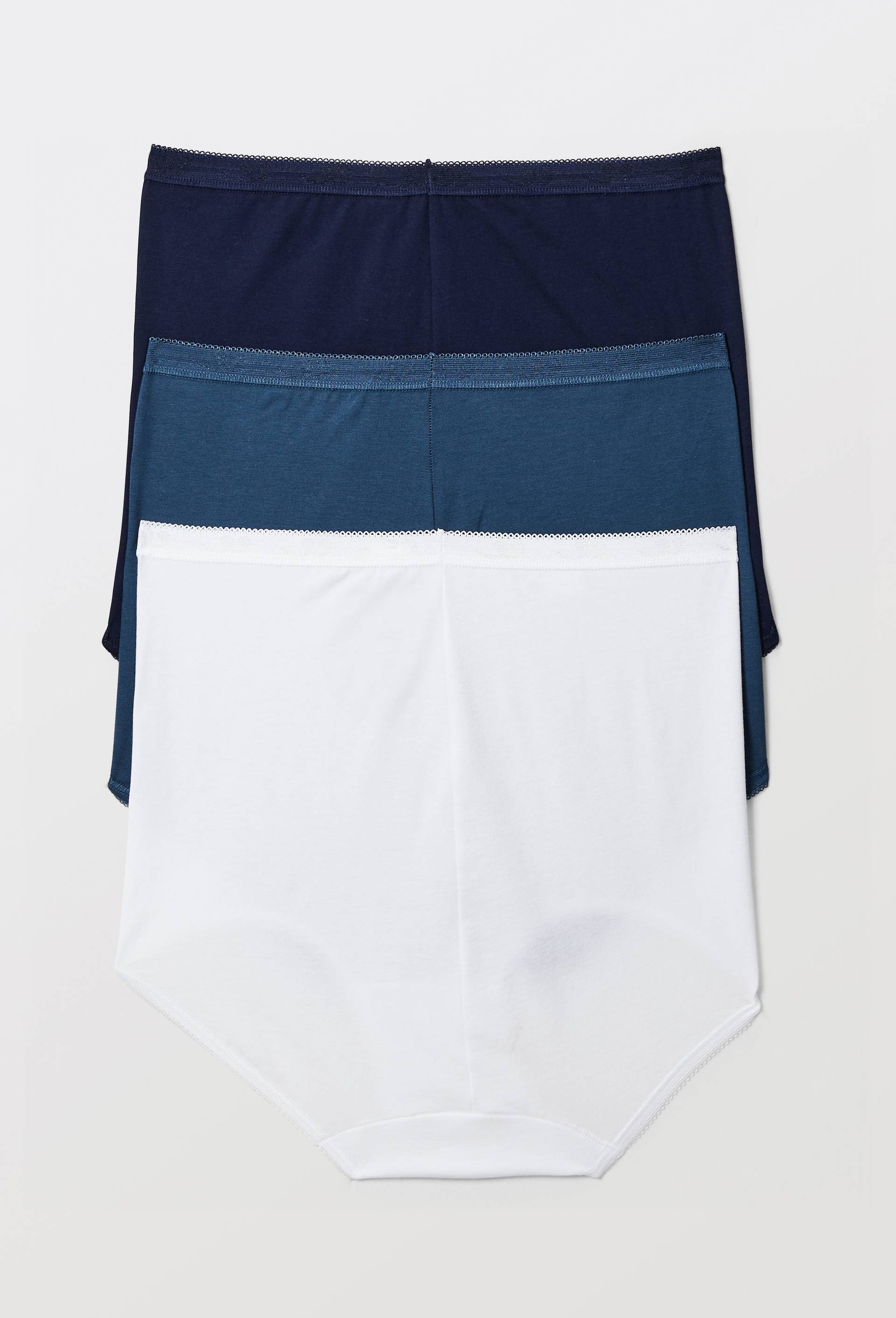 Lot de 3 culottes maxi en coton Sloggi, Bleu fonc&eacute;, large image number 1.0