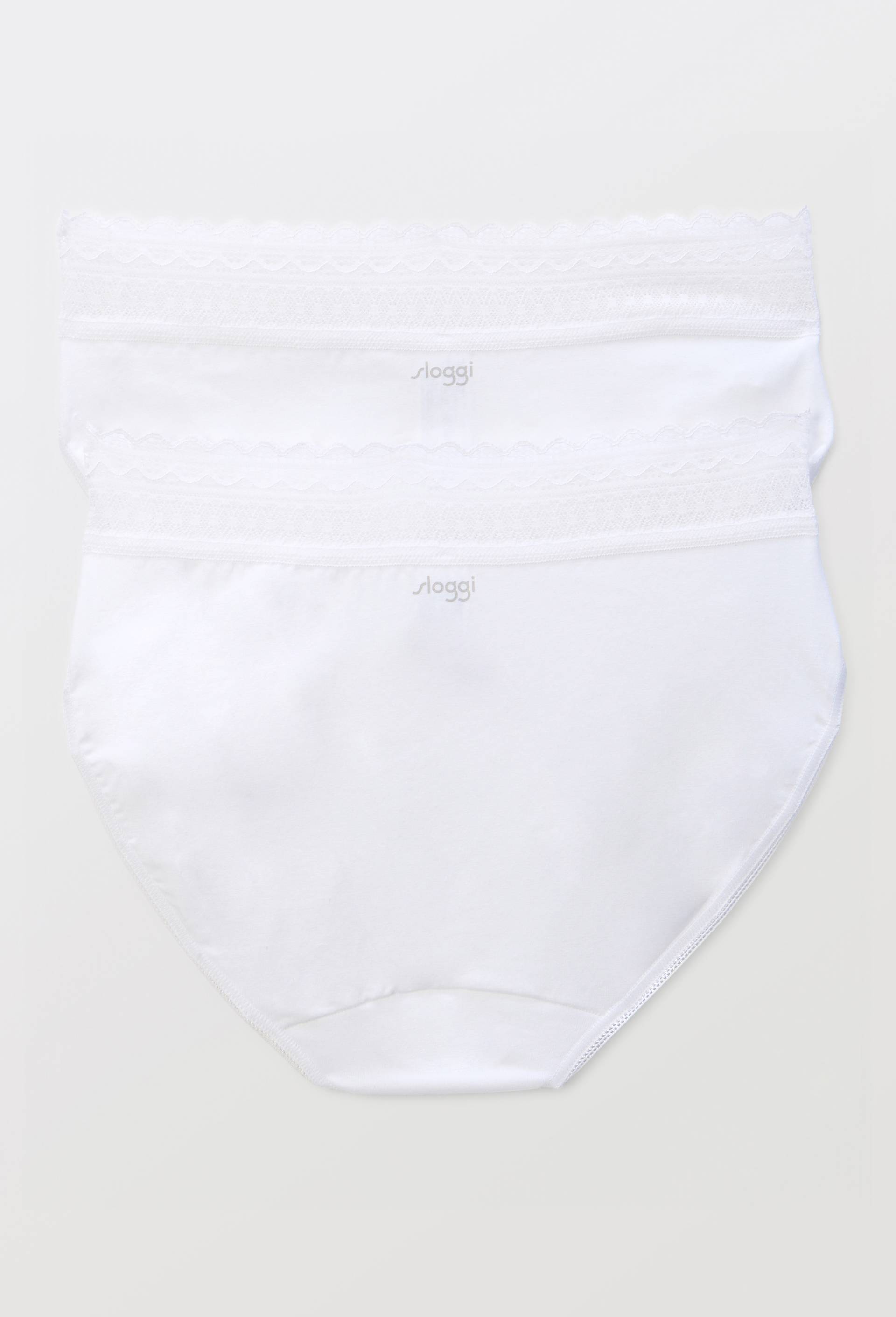 CULOTTE TAI PURE COMFORT LACE   SLOGGI, Blanc, large image number 1