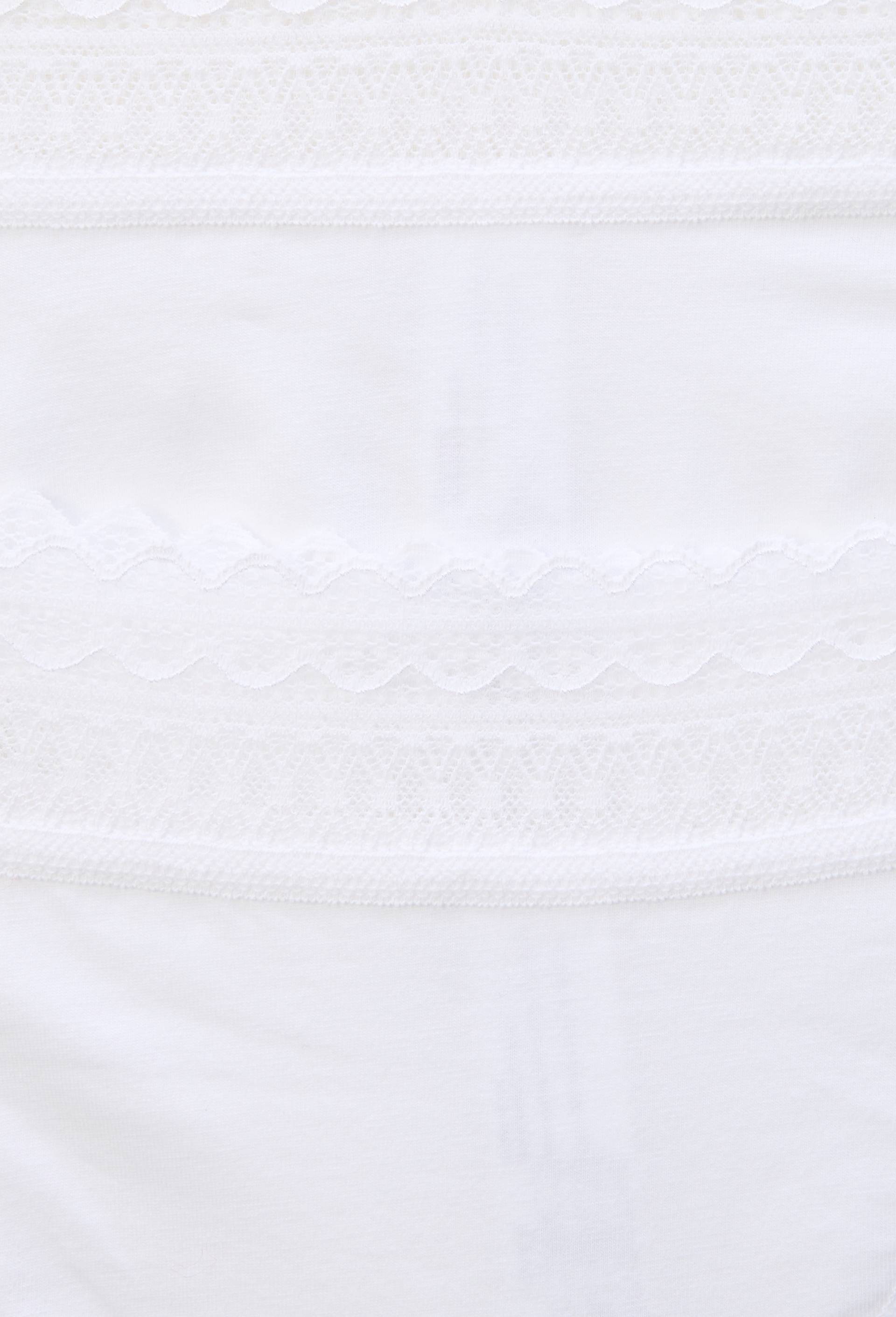 CULOTTE TAI PURE COMFORT LACE   SLOGGI, Blanc, large image number 2.0