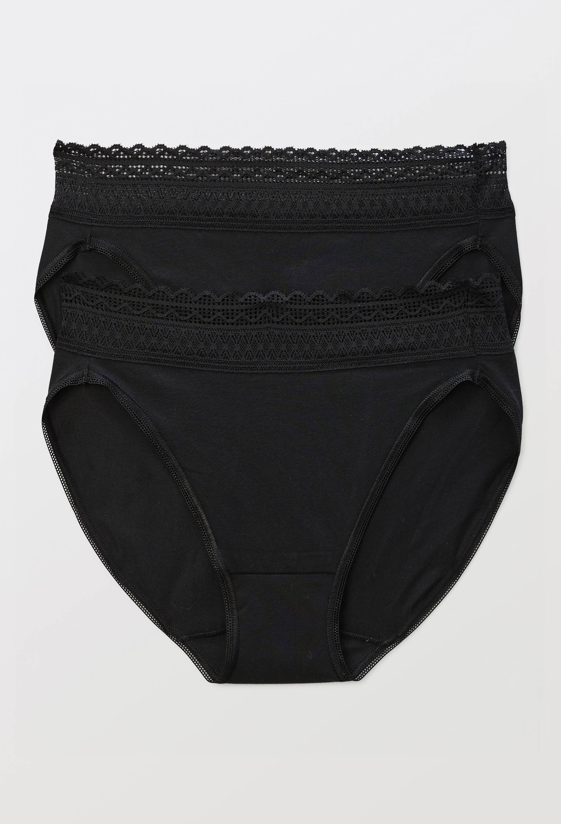 CULOTTE TAI PURE COMFORT LACE   SLOGGI, Noir, large image number 0.0