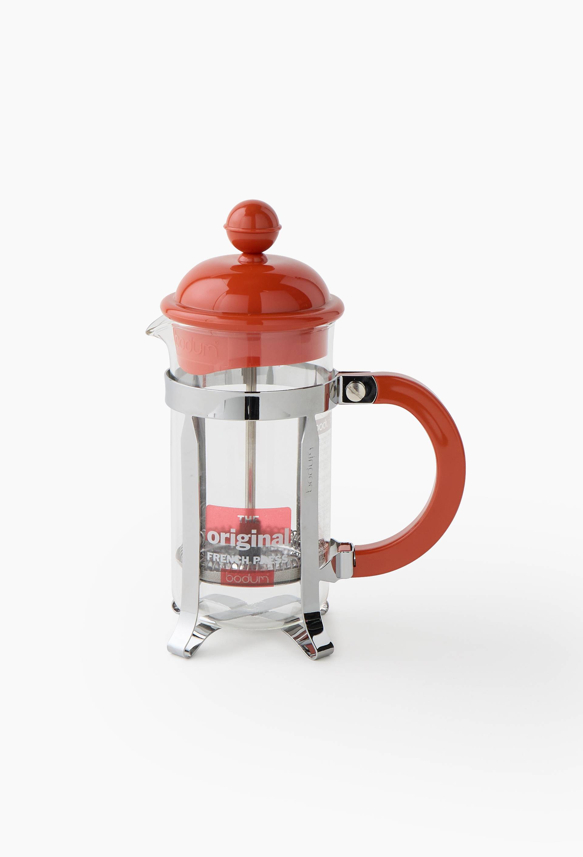 Cafeti&egrave;re &agrave; piston, 3 tasses, Rouge, large image number 0.0