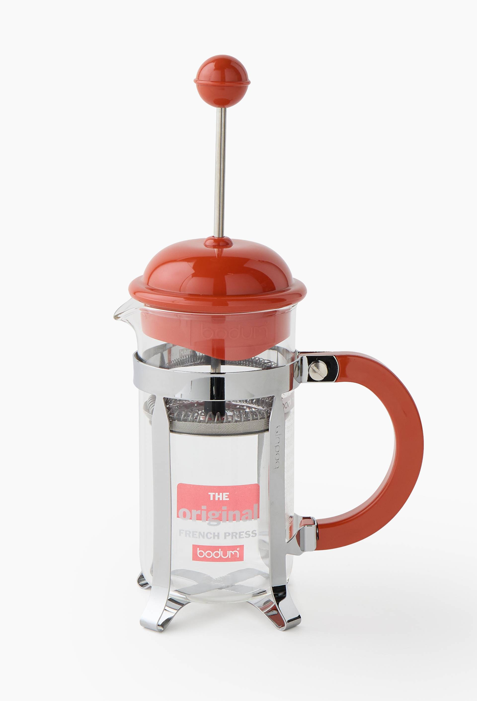 Cafeti&egrave;re &agrave; piston, 3 tasses, Rouge, large image number 1