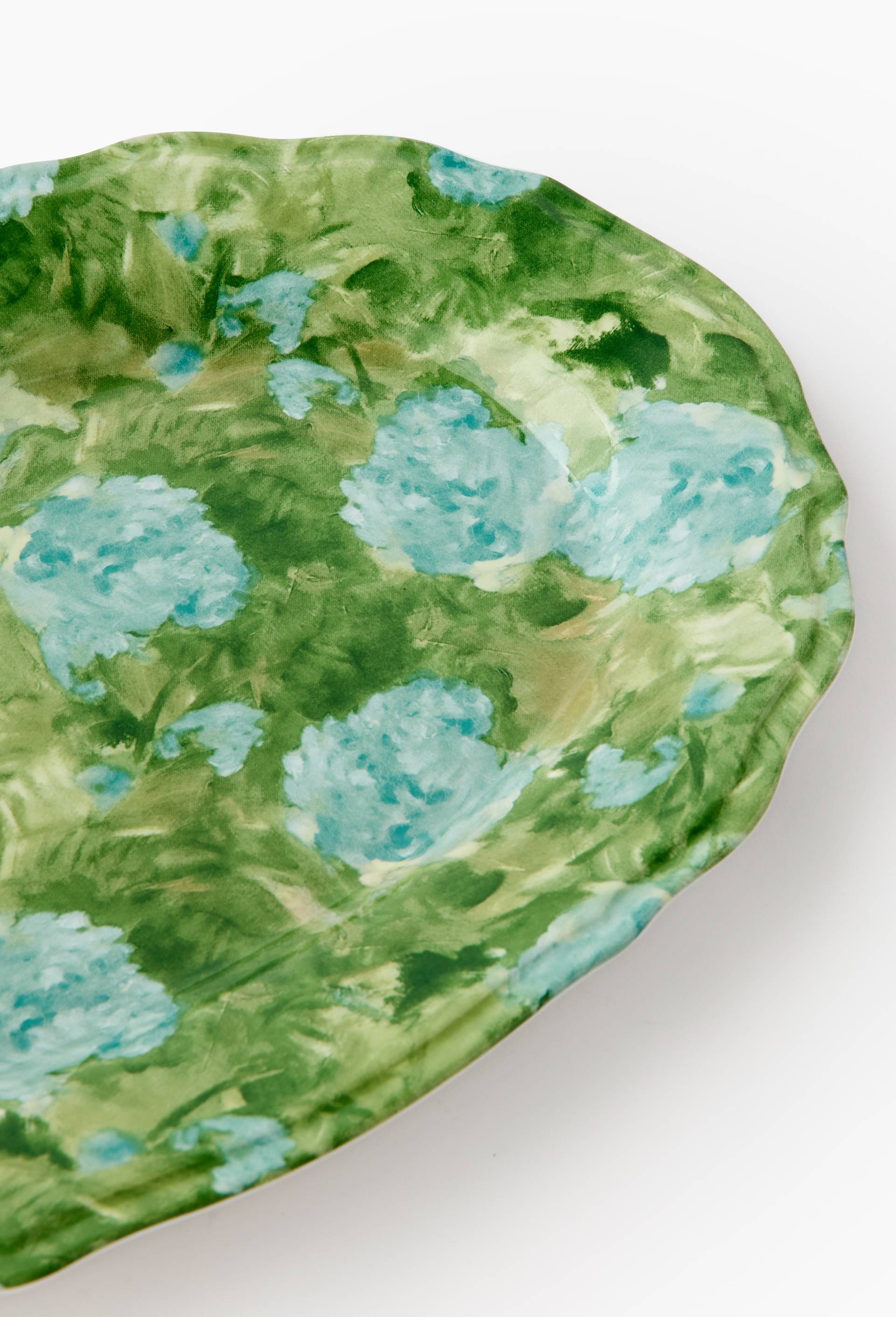 Plat de service, 35x25x2cm, en c&eacute;ramique - MUS&Eacute;E D'ORSAY x MONOPRIX, Vert, large image number 1.0
