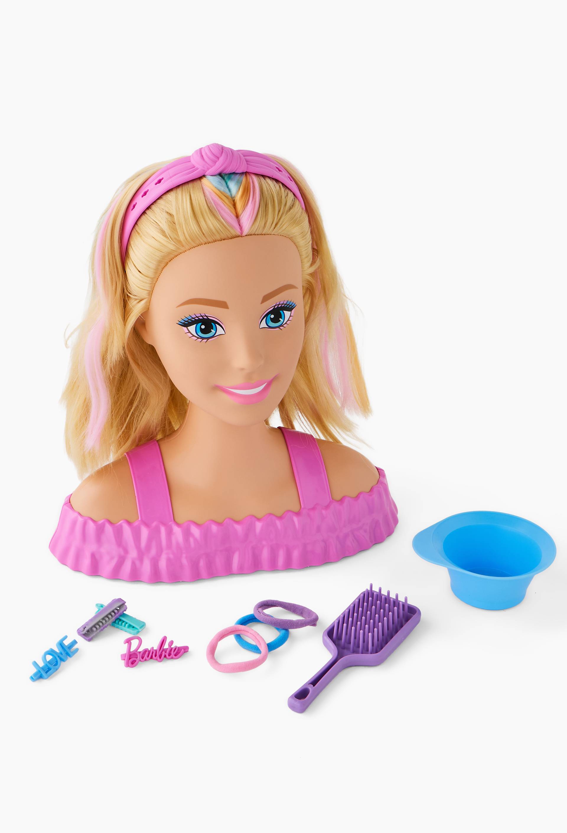 Barbie - T&ecirc;te &agrave; coiffer - 20 cm, Multicolore, large image number 0.0