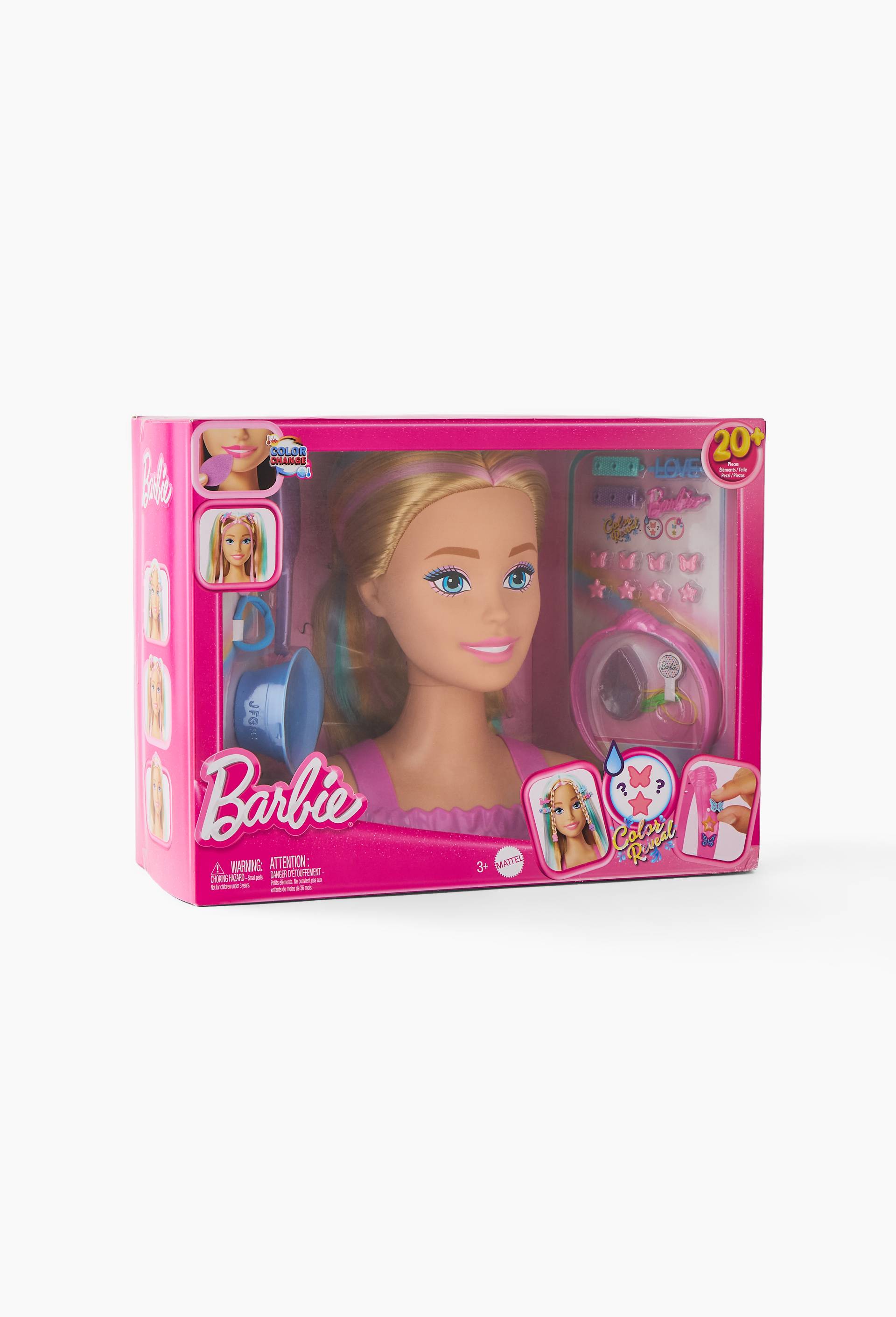 Barbie - T&ecirc;te &agrave; coiffer - 20 cm, Multicolore, large image number 1.0