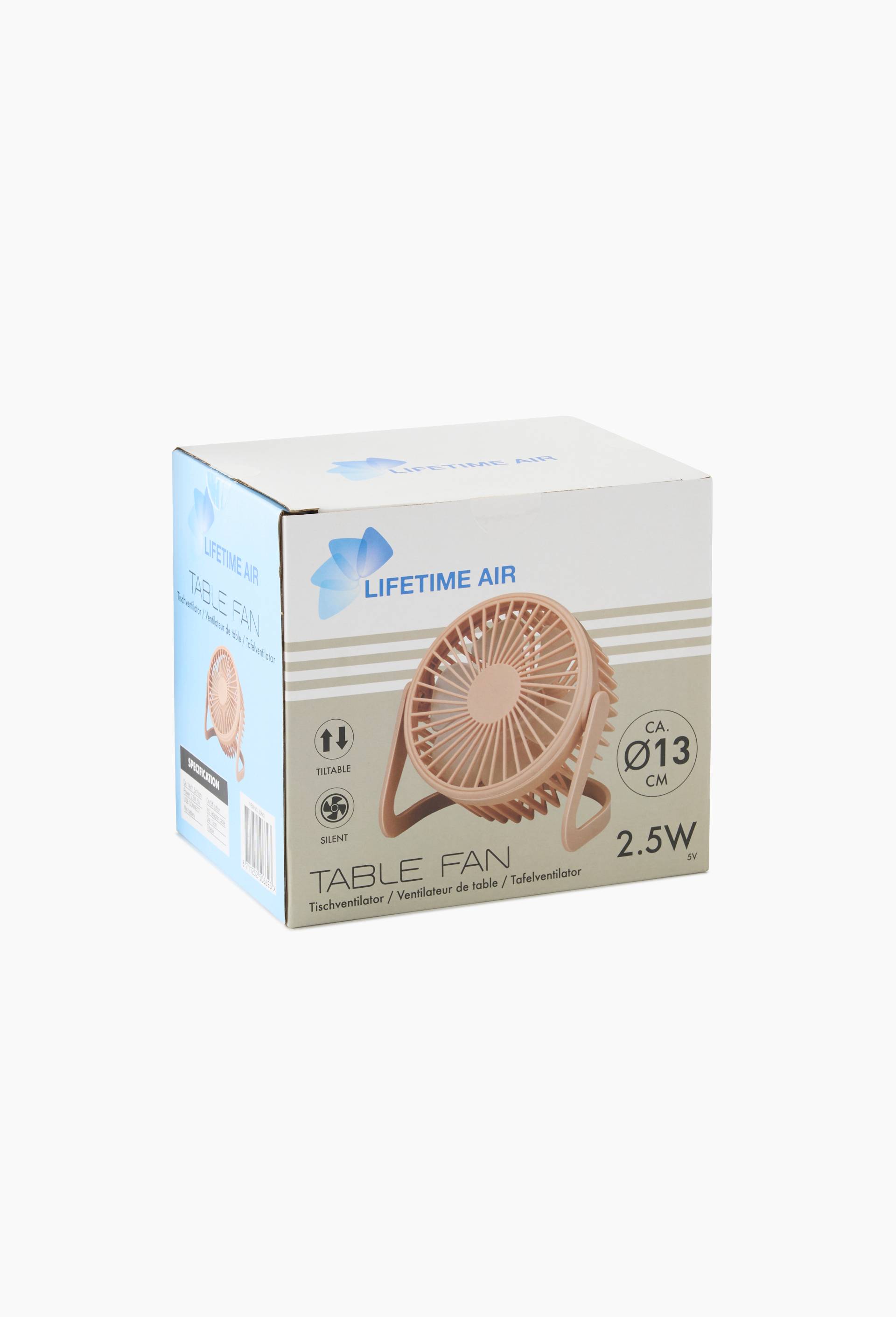 Mini ventilateur de bureau, 13cm, Multicolore, large image number 2