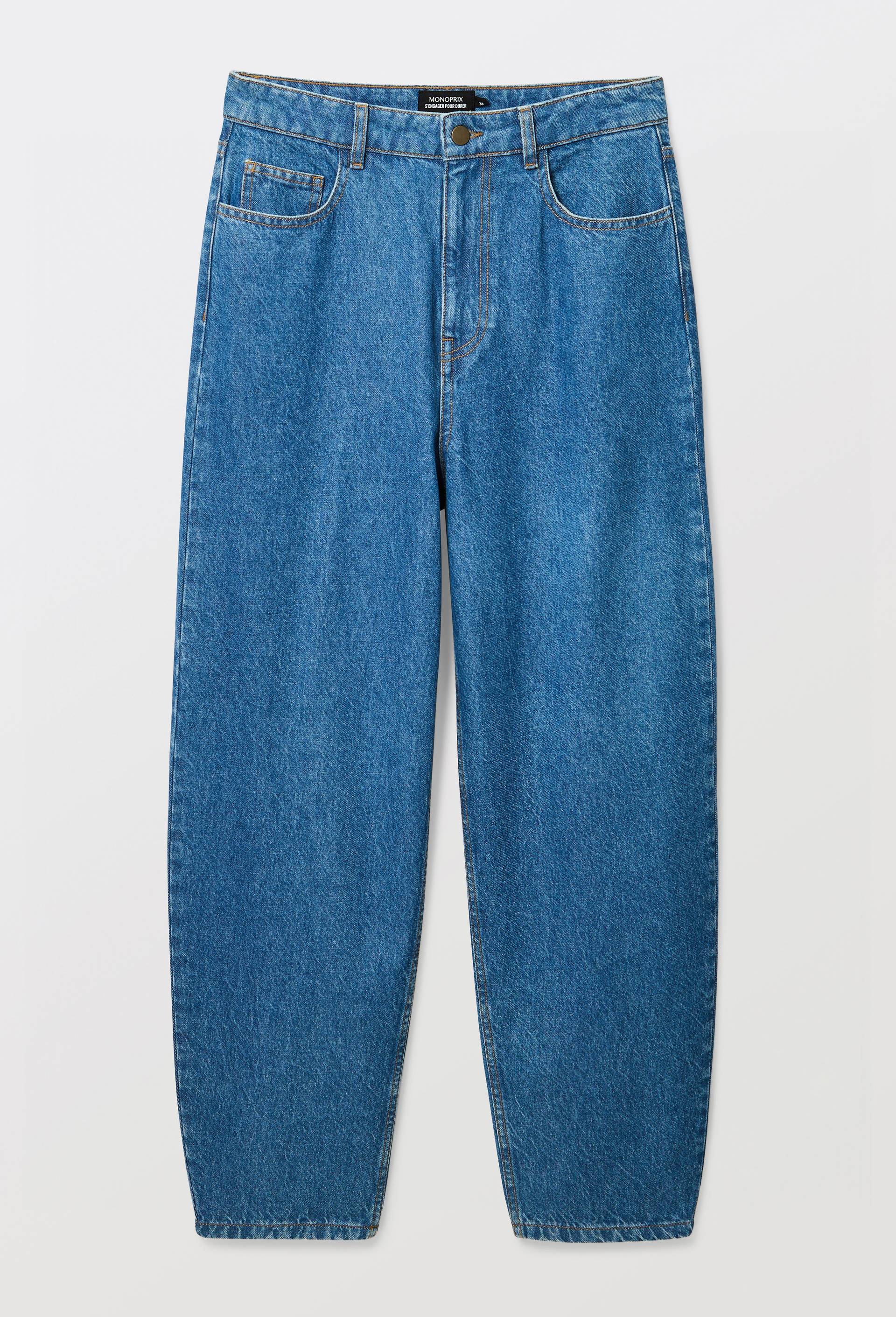 Jean barrel, Bleu fonc&eacute;, large image number 2.0