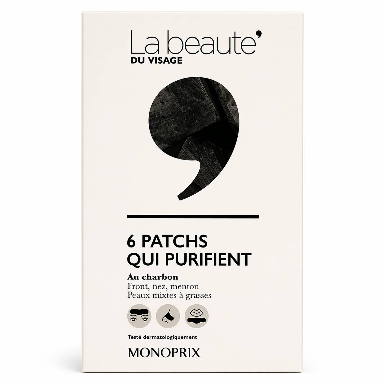 Les patchs qui purifient au charbon x6, Transparent, large image number 0.0