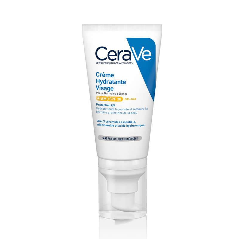 Cr&egrave;me hydratante visage am SPF30 peaux normales &agrave; s&egrave;ches, Transparent, large image number 0