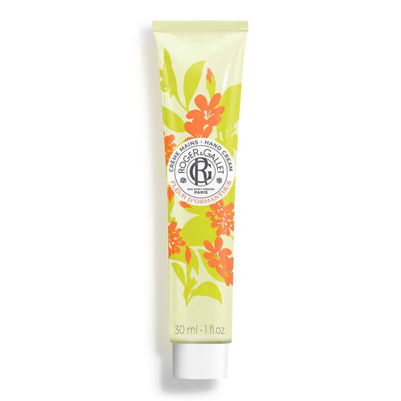 Cr&egrave;me mains bienfaisante - fleur d'osmanthus, Transparent, large image number 0.0