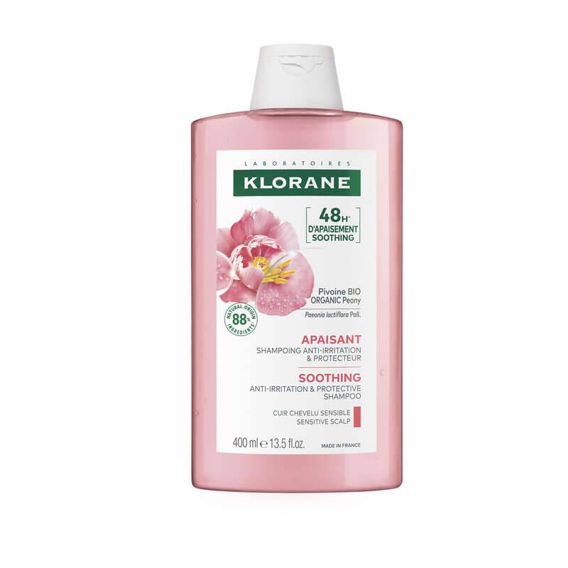 Shampoing &agrave; la pivoine apaisant et anti-irritant bio, Transparent, large image number 0.0