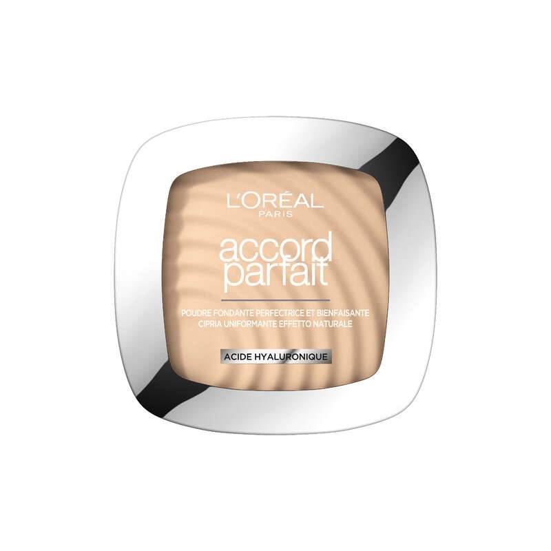 Accord parfait poudre fondante perfectrice, 1.R Ivoire ros&eacute;, swatch image