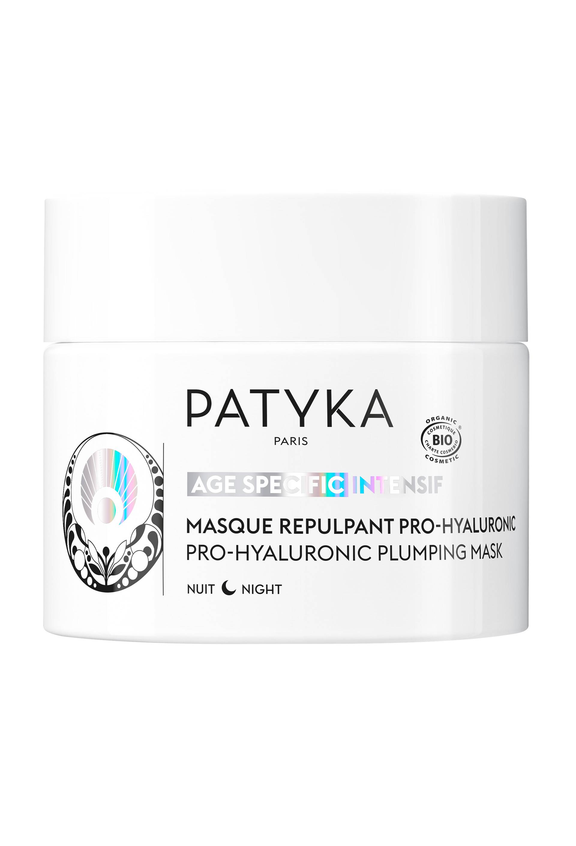 Age specific intensif masque repulpant pro-hyaluronic nuit bio, Transparent, large image number 0.0