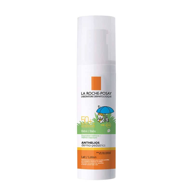 Anthelios dermo-pediatrics lait solaire b&eacute;b&eacute; SPF50 + sans parfum, Transparent, large image number 0