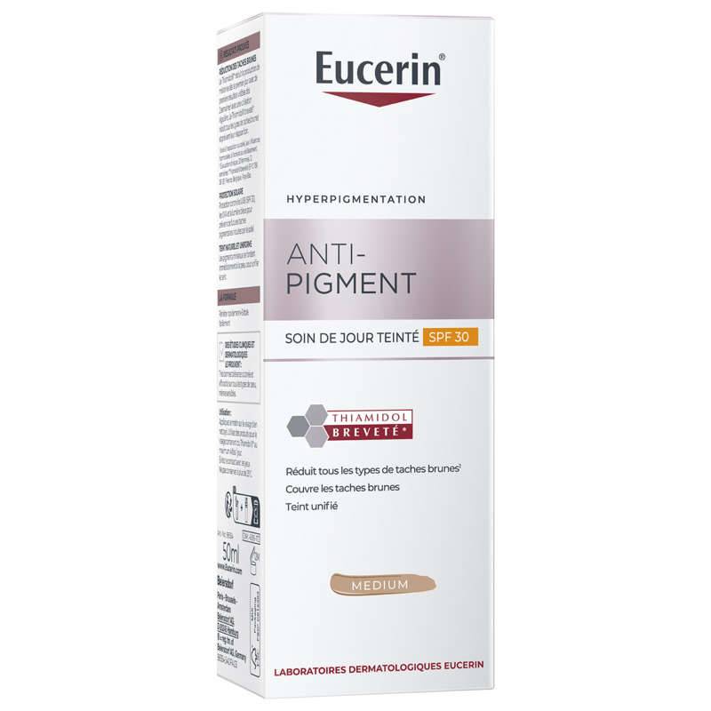 Anti-pigment soin de jour teint&eacute; medium SPF30, Transparent, large image number 0