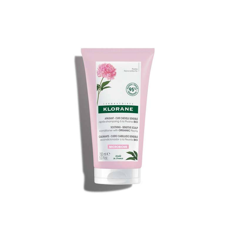 Apr&egrave;s-shampoing apaisant et anti-irritant &agrave; la pivoine cuir chevelu sensible et irrit&eacute;, Transparent, large image number 0