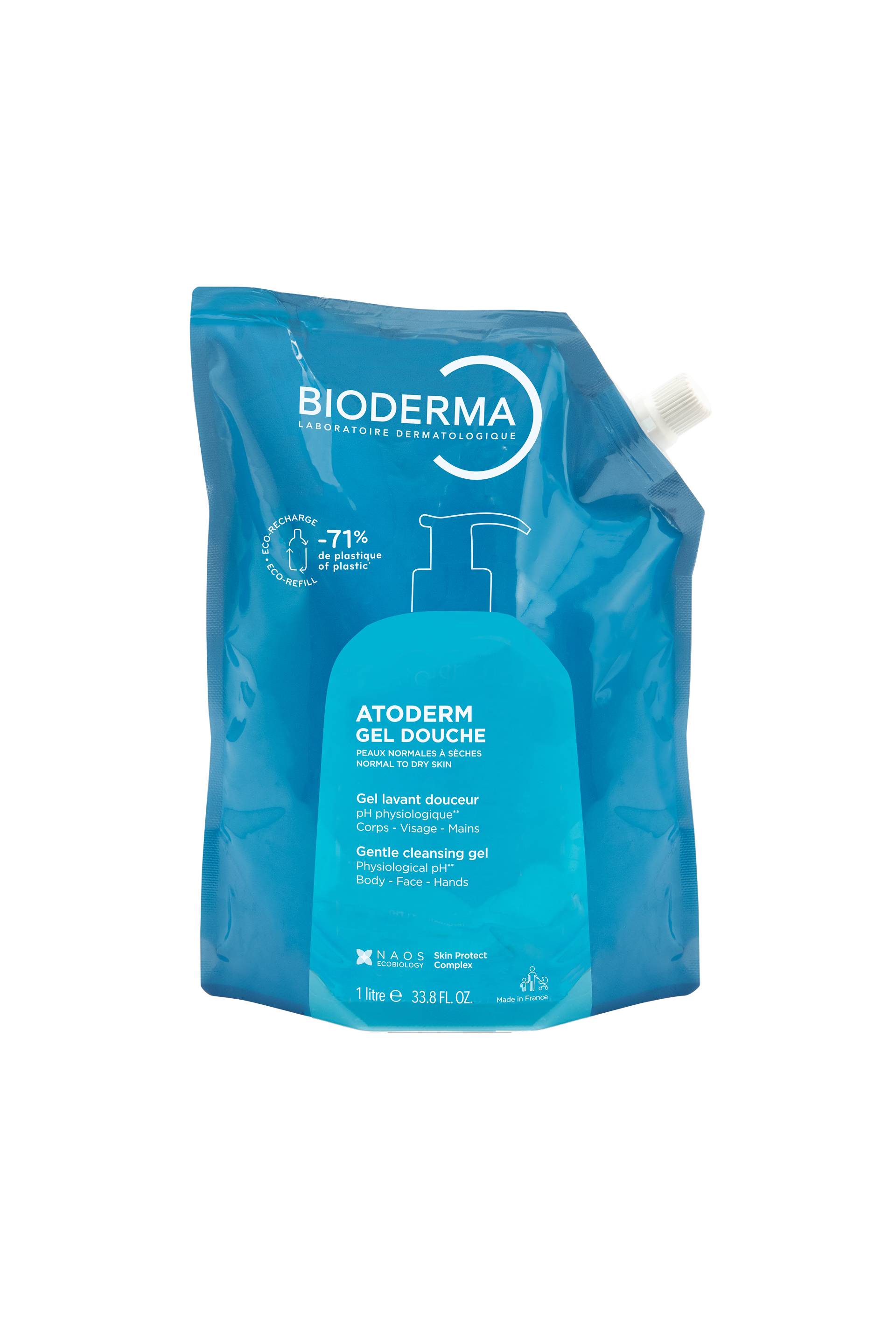 Atoderm gel douche &eacute;corecharge, Transparent, large image number 0.0