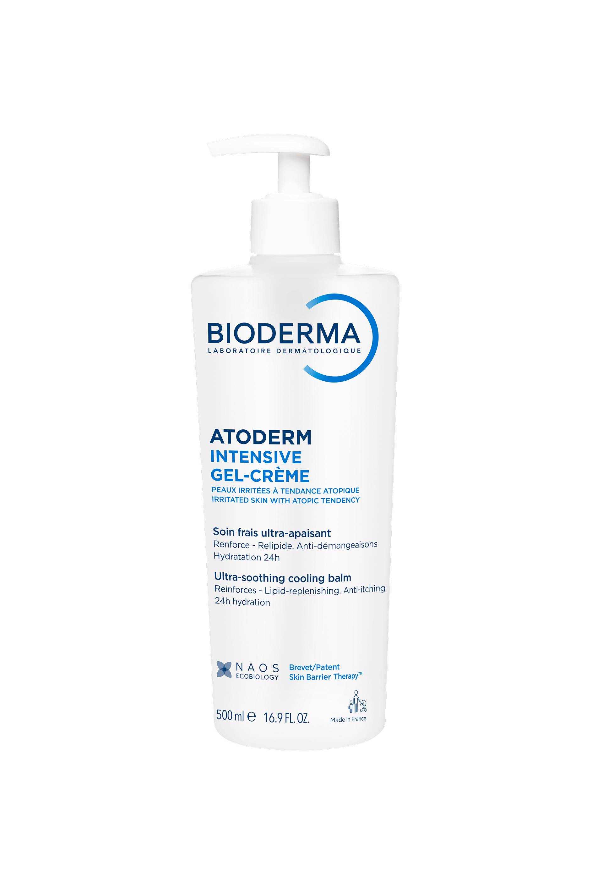 Atoderm intensive gel cr&egrave;me soin frais ultra apaisant, Transparent, large image number 0.0