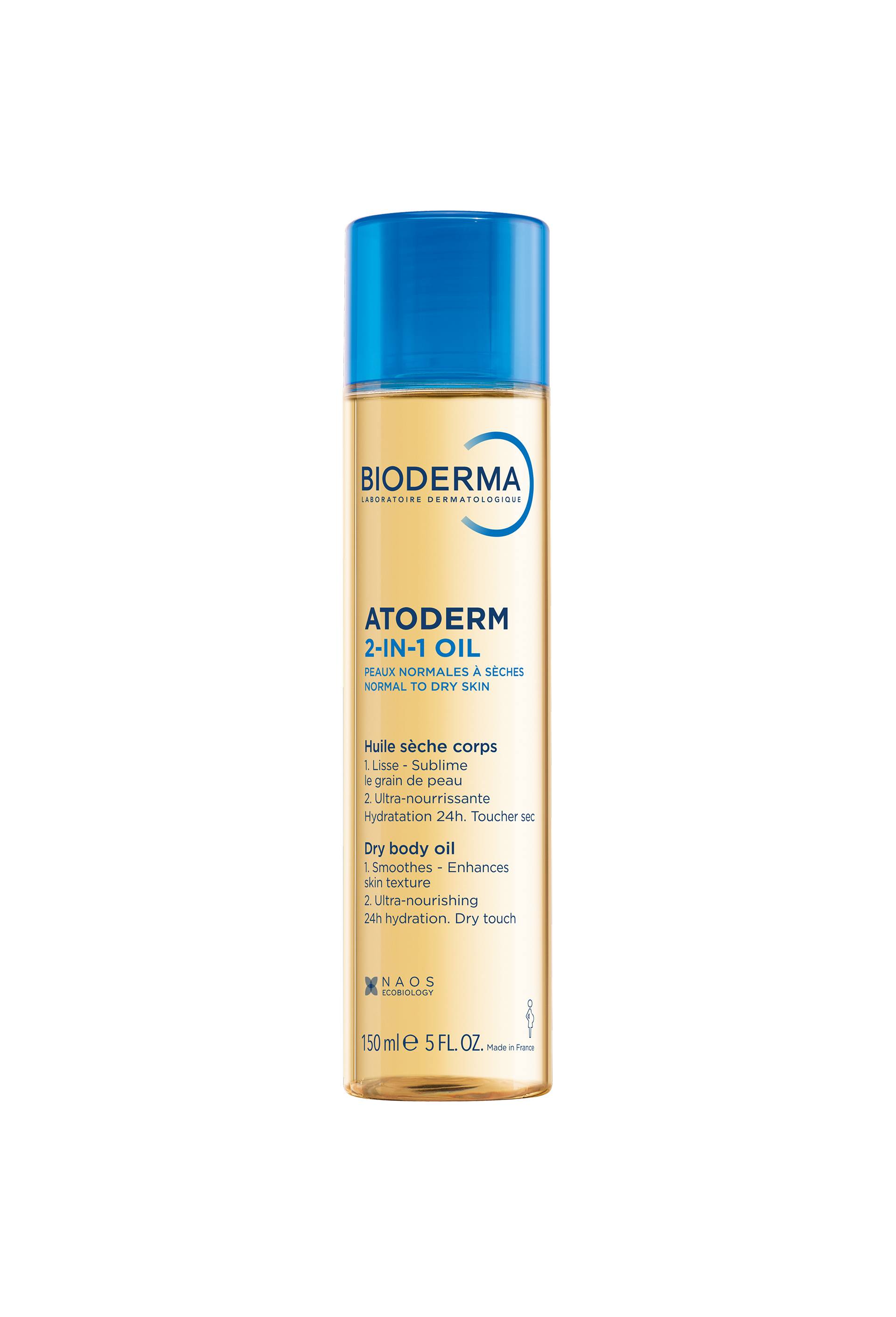 Atoderm 2-en-1 oil huile s&egrave;che corps, Transparent, large image number 0.0