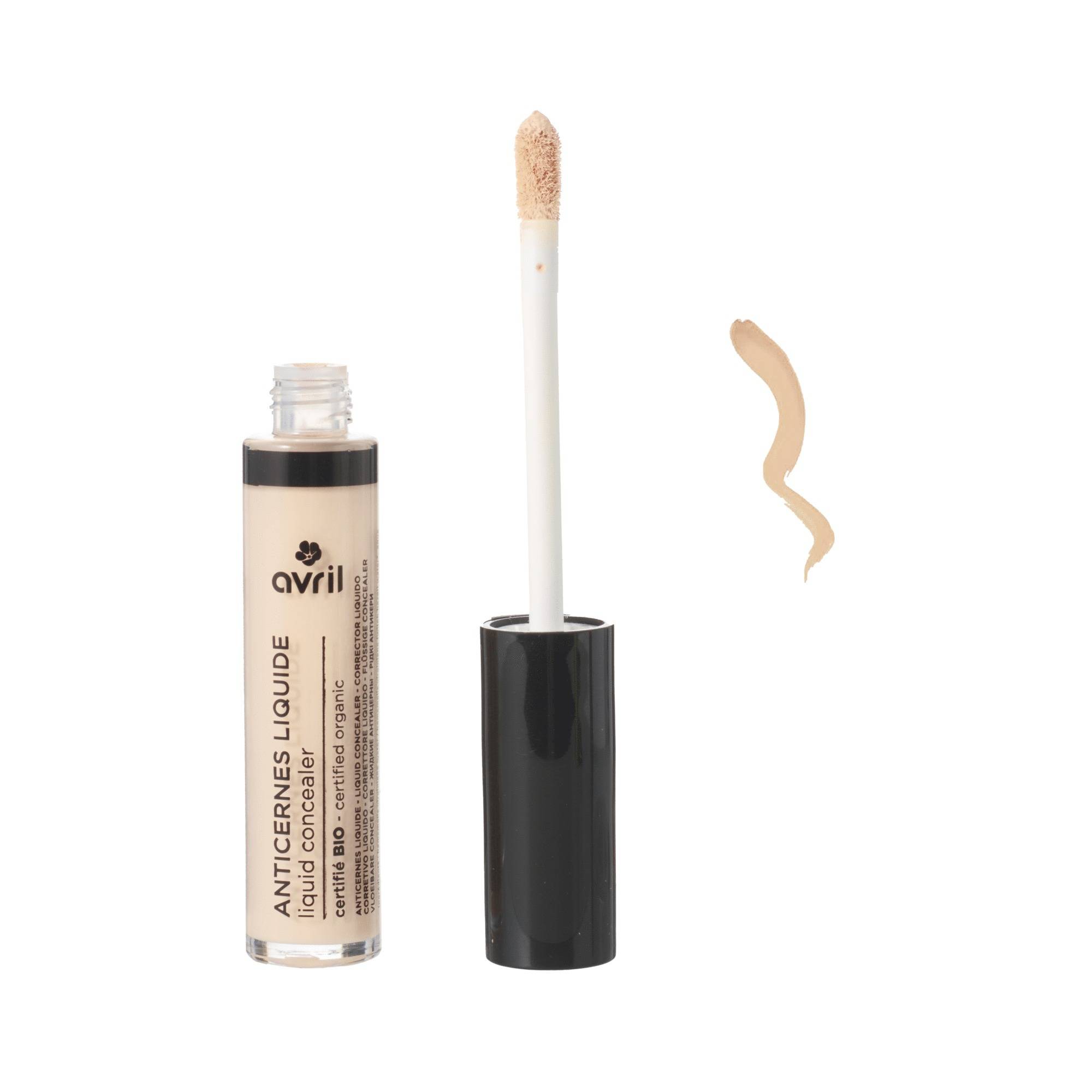 Anti-cernes liquide certifi&eacute; bio, Ivoire, swatch image