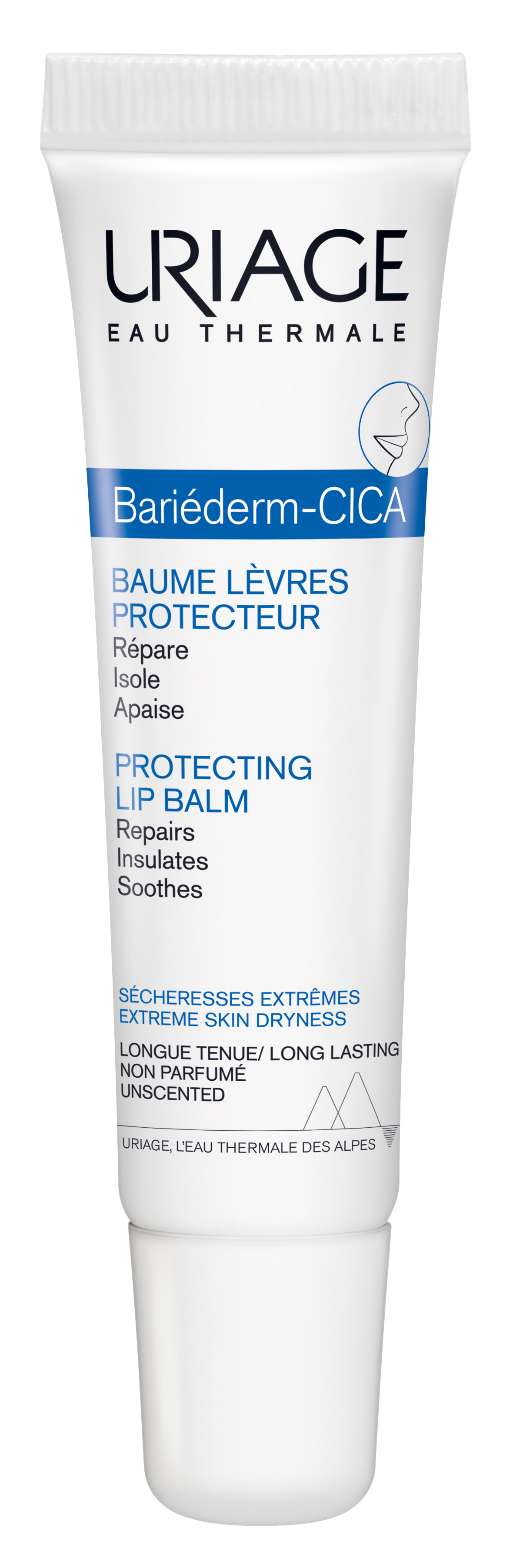 Bariederm CICA-l&egrave;vres baume protecteur, Transparent, large image number 0