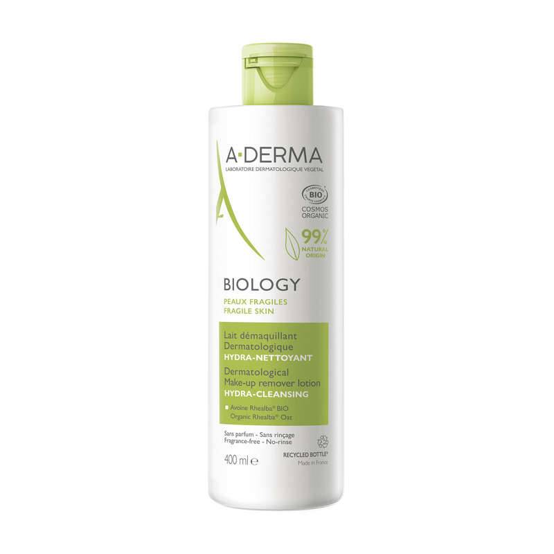 Biology lait d&eacute;maquillant dermatologique hydra nettoyant bio, Transparent, large image number 0