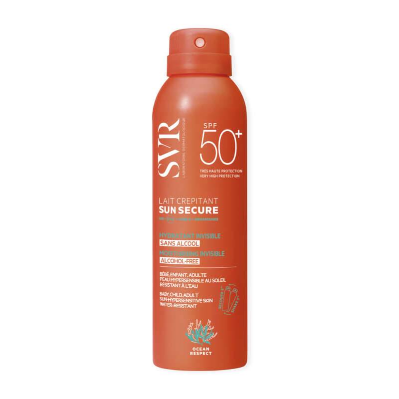 Brume sun secure lait cr&eacute;pitant SPF50 +, Transparent, large image number 0