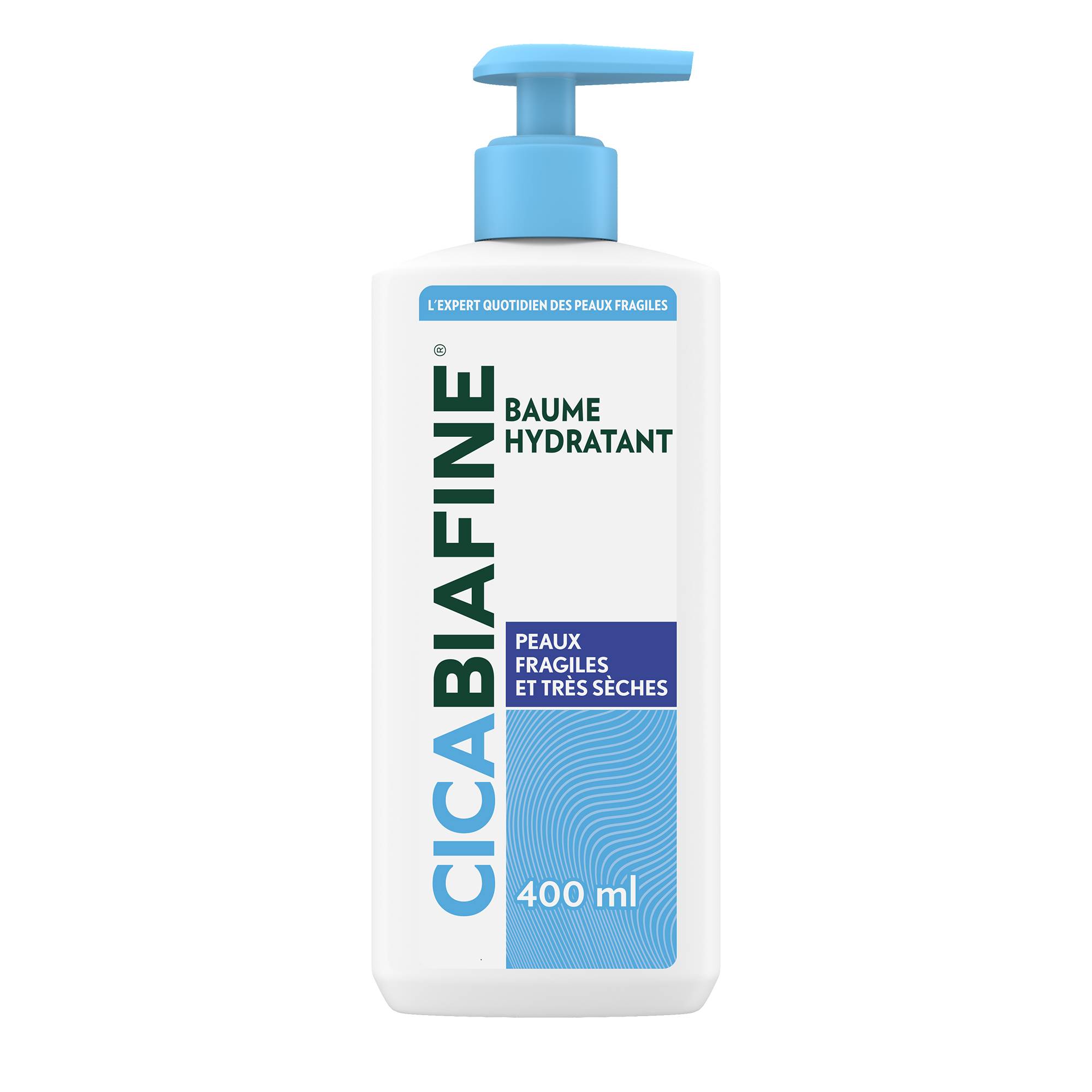 Cicabiafine baume hydratant corporel quotidien 400 ml, Transparent, large image number 0.0