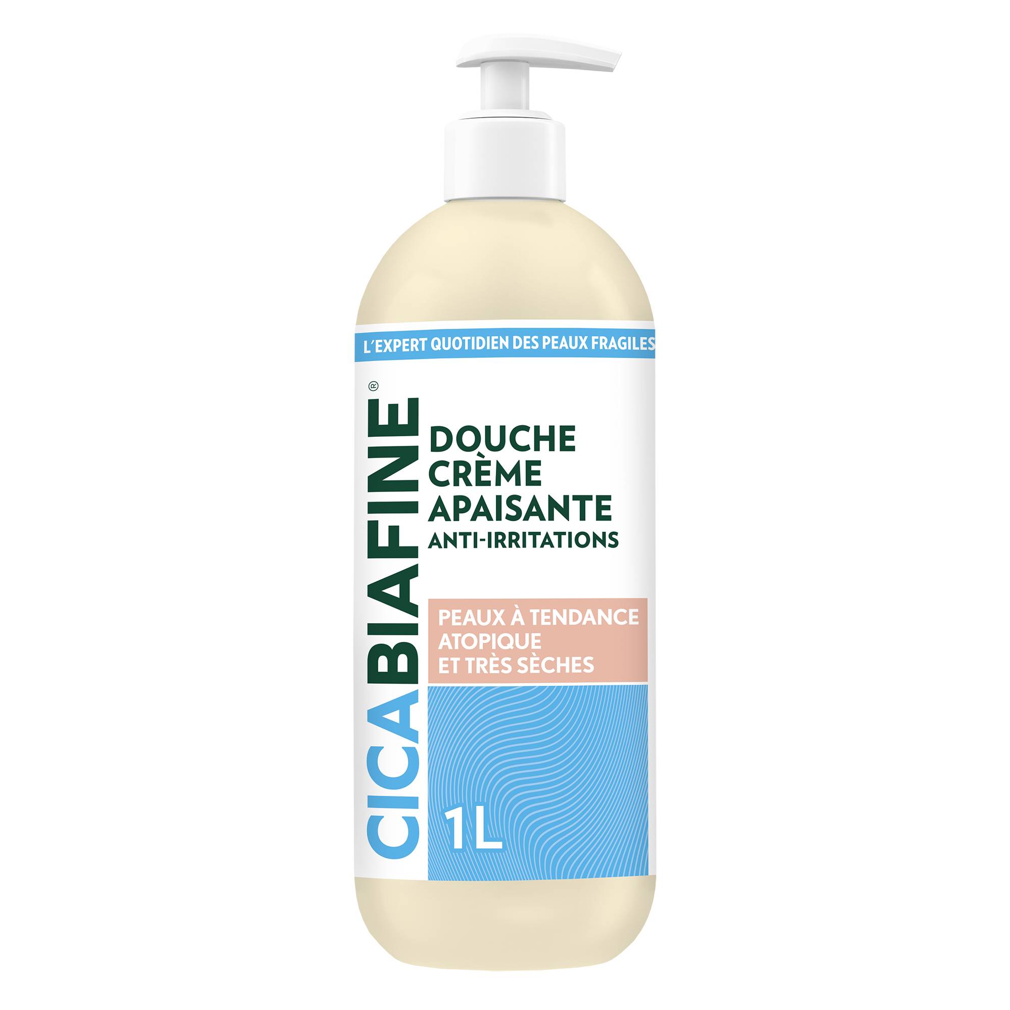 Cicabiafine cr&egrave;me douche anti-irritations, Transparent, large image number 0.0
