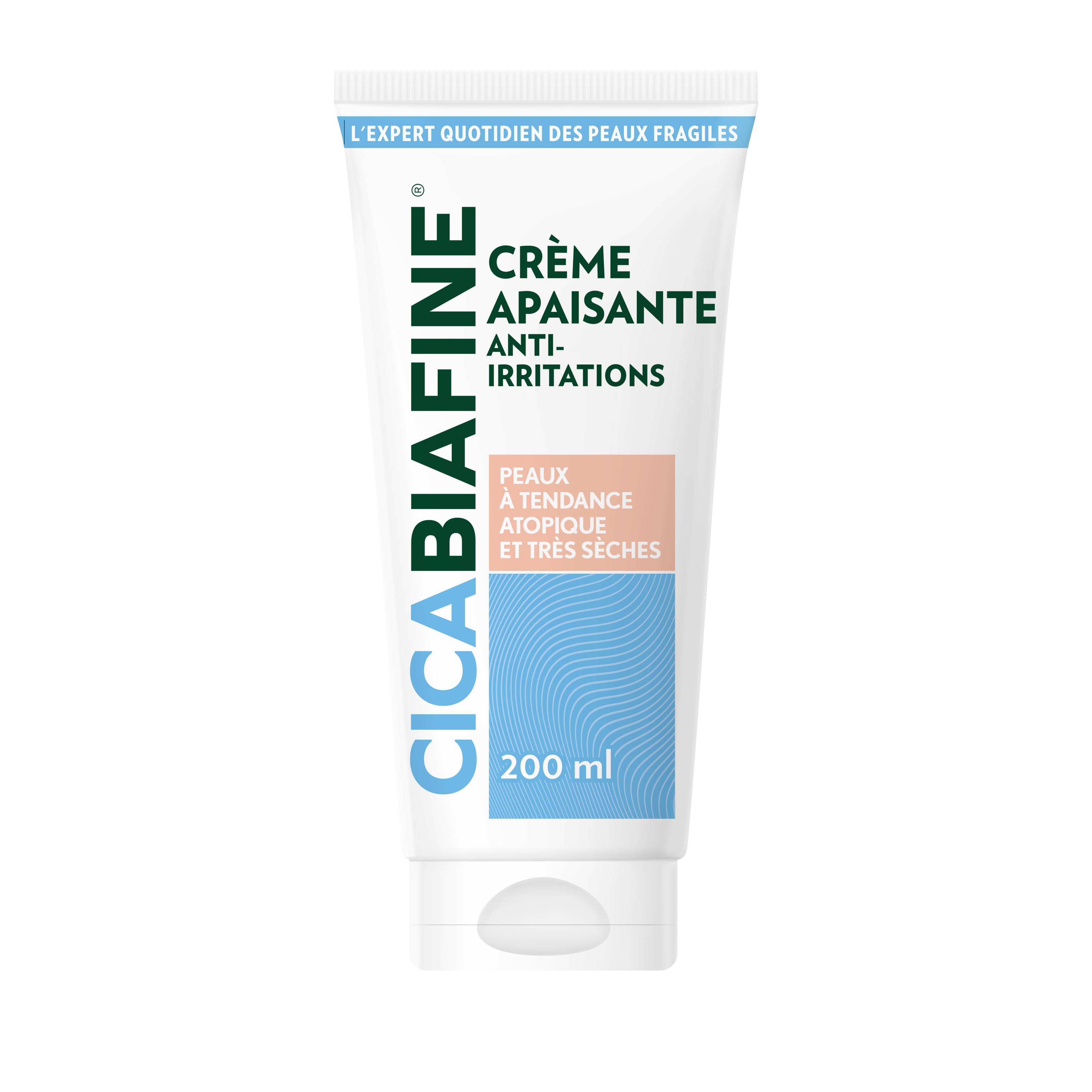 Cicabiafine cr&egrave;me hydratante anti-irritations boite, Transparent, large image number 0.0