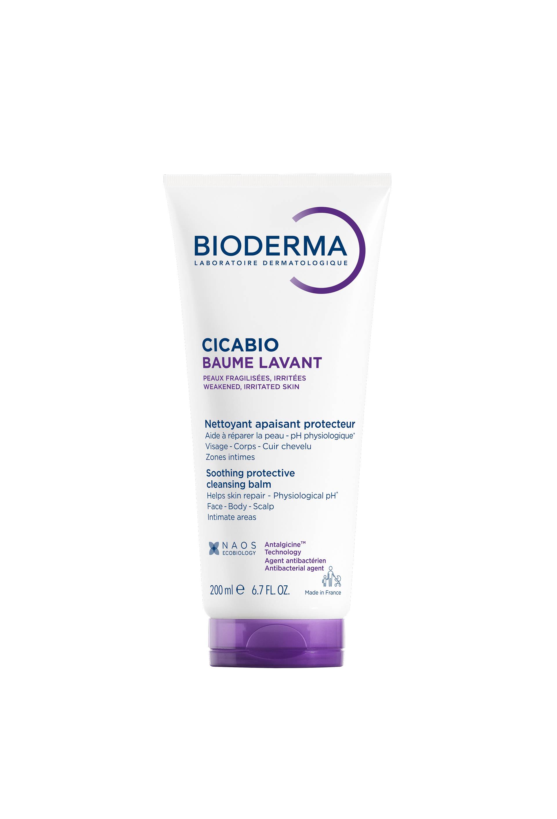 Cicabio baume lavant nettoyant apaisant protecteur, Transparent, large image number 0