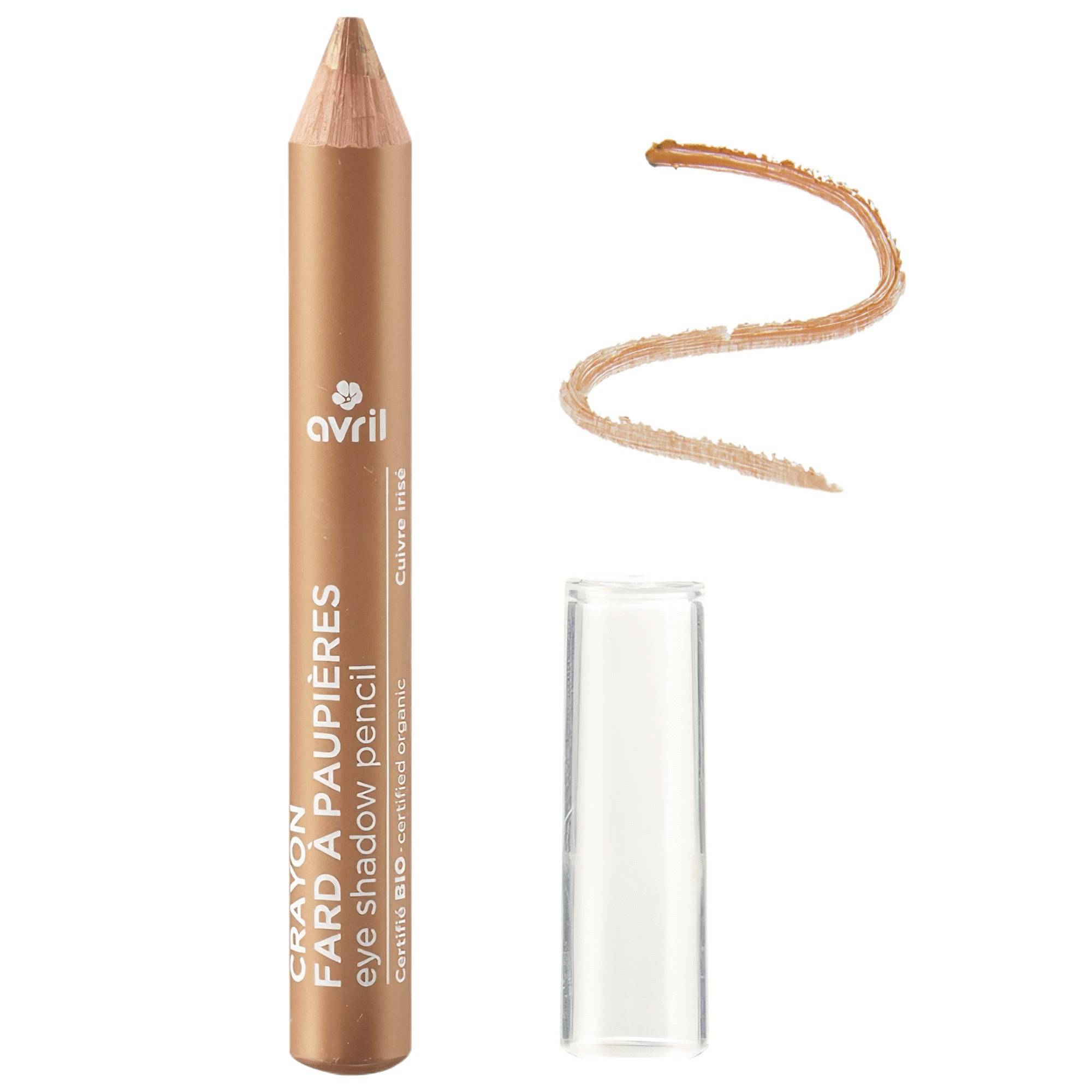 Crayon fard &agrave; paupi&egrave;res certifi&eacute; bio, Cuivre iris&eacute;, swatch image
