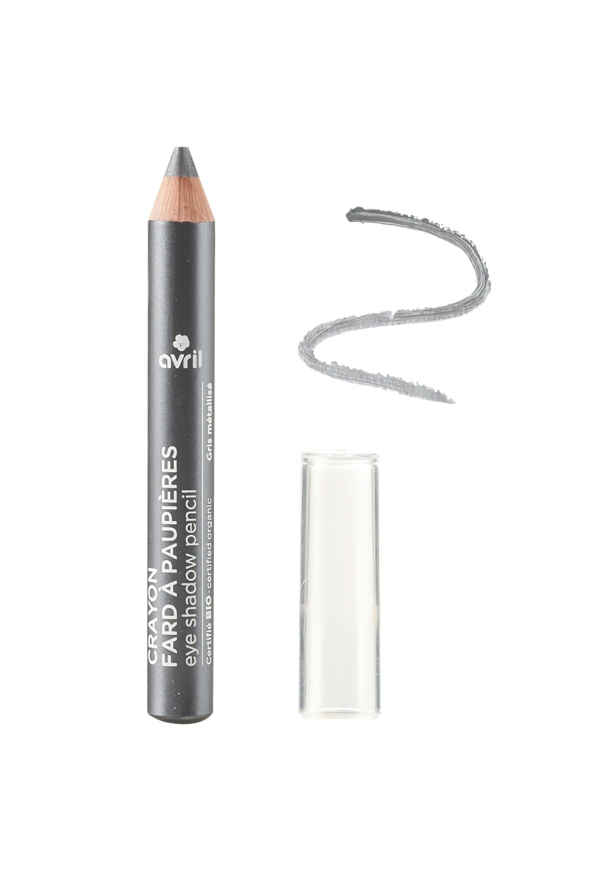 Crayon fard &agrave; paupi&egrave;res certifi&eacute; bio, Gris m&eacute;tallis&eacute;, swatch image