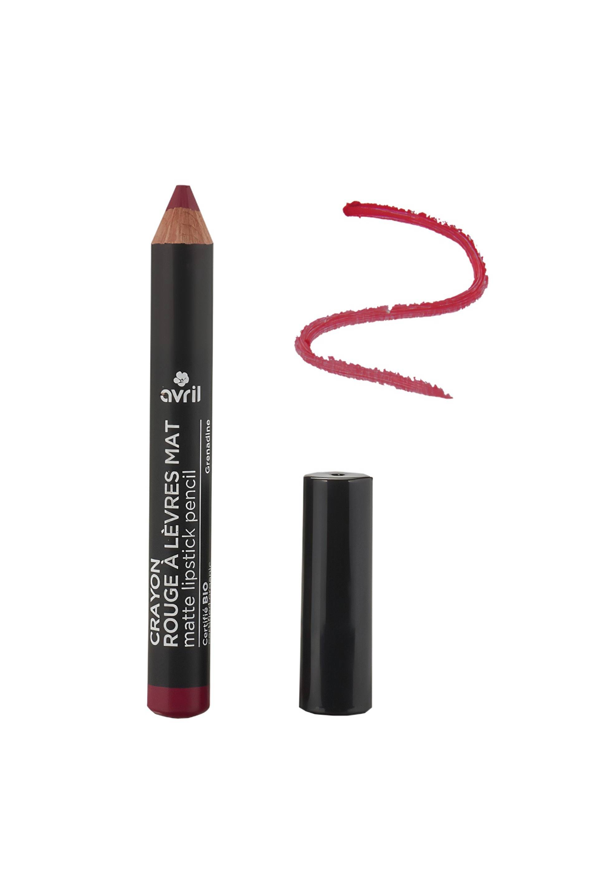 Crayon rouge &agrave; l&egrave;vres mat certifi&eacute; bio, Grenadine, swatch image