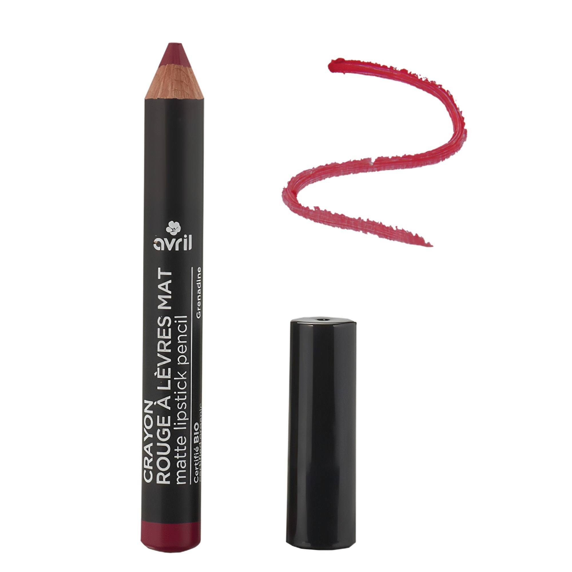 Crayon rouge &agrave; l&egrave;vres mat certifi&eacute; bio, Grenadine, swatch image