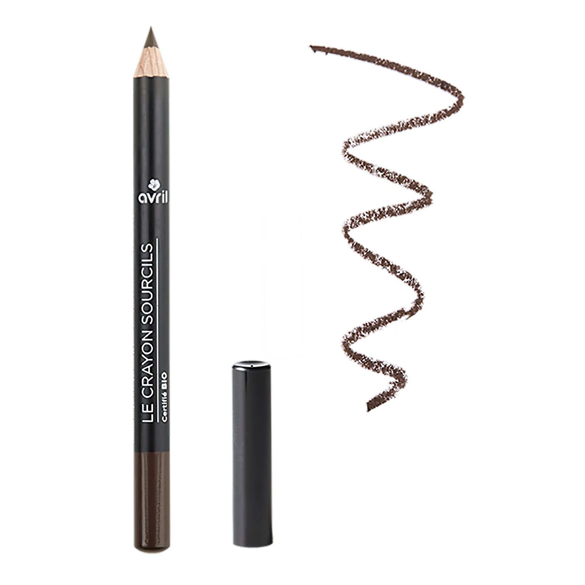 Crayon sourcils certifi&eacute; bio, Brun, large image number 0