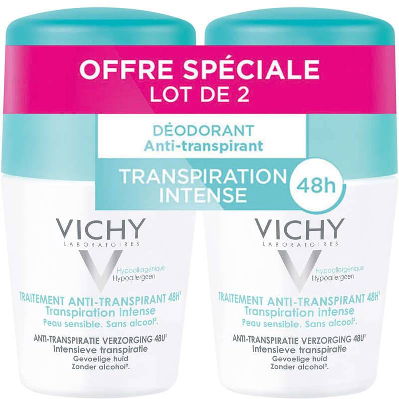 D&eacute;odorant anti transpirant 48h roll on lot 2x, Transparent, large image number 0.0