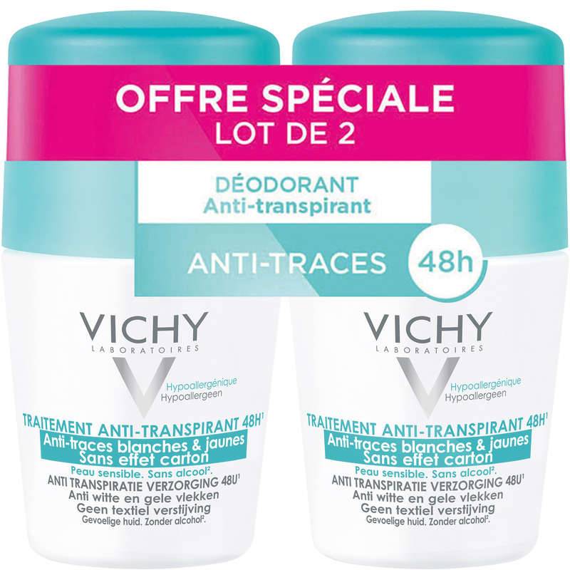 D&eacute;odorant &agrave; bille anti-transpirant anti traces 2x, Transparent, large image number 0.0