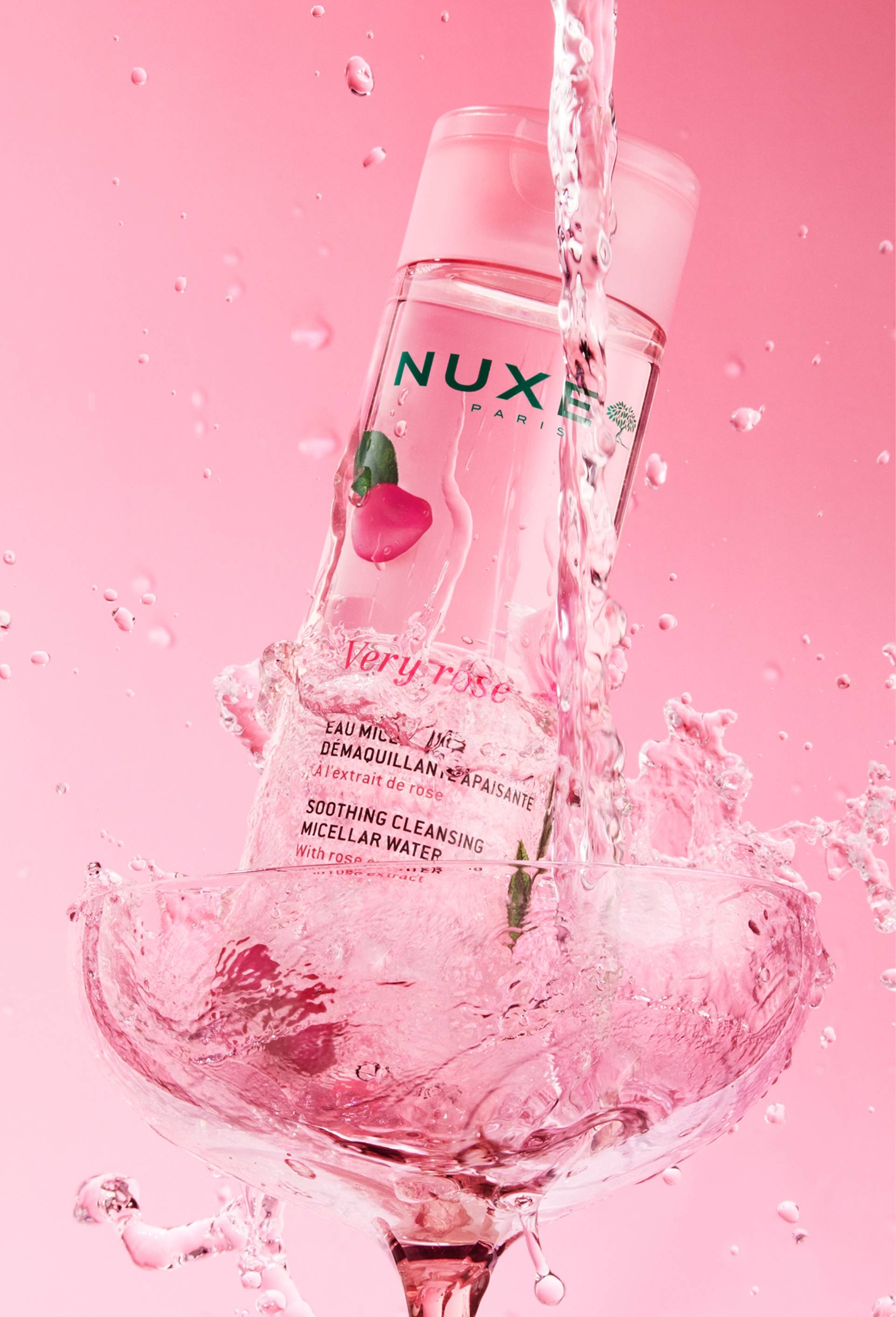 Eau micellaire apaisante very rose 400 ml, Transparent, large image number 1.0