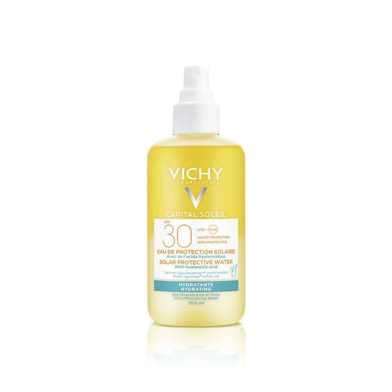 Eau de protection solaire hydratante SPF30, Transparent, large image number 0.0