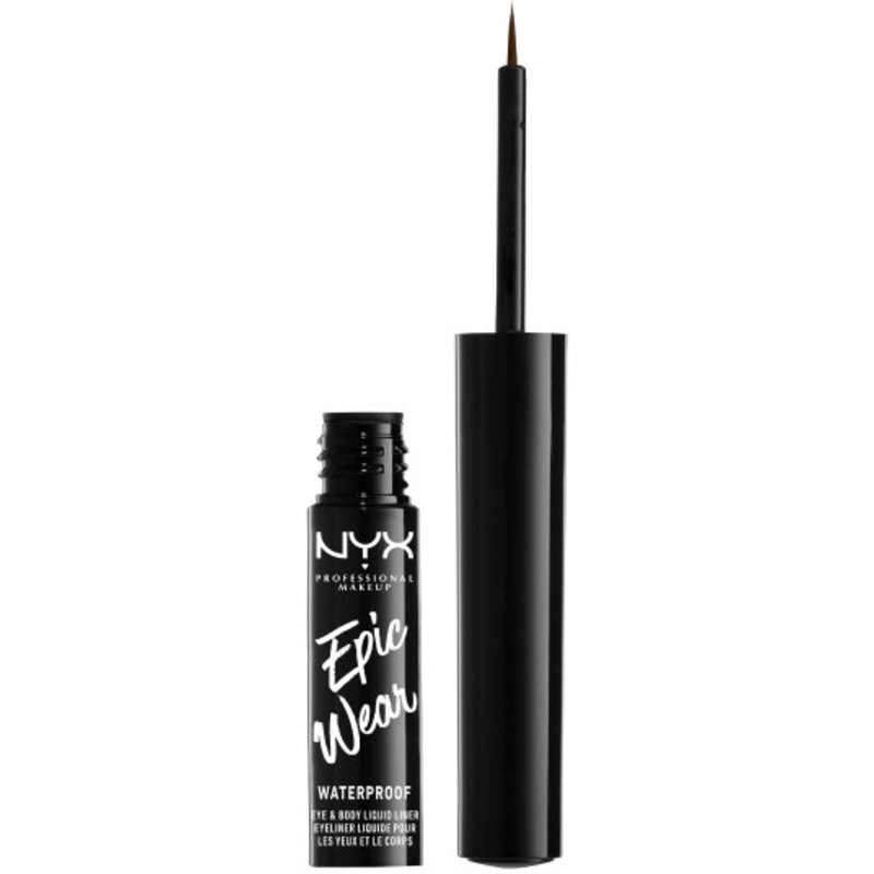 Epic wear eyeliner liquide waterproof, Brown, swatch image