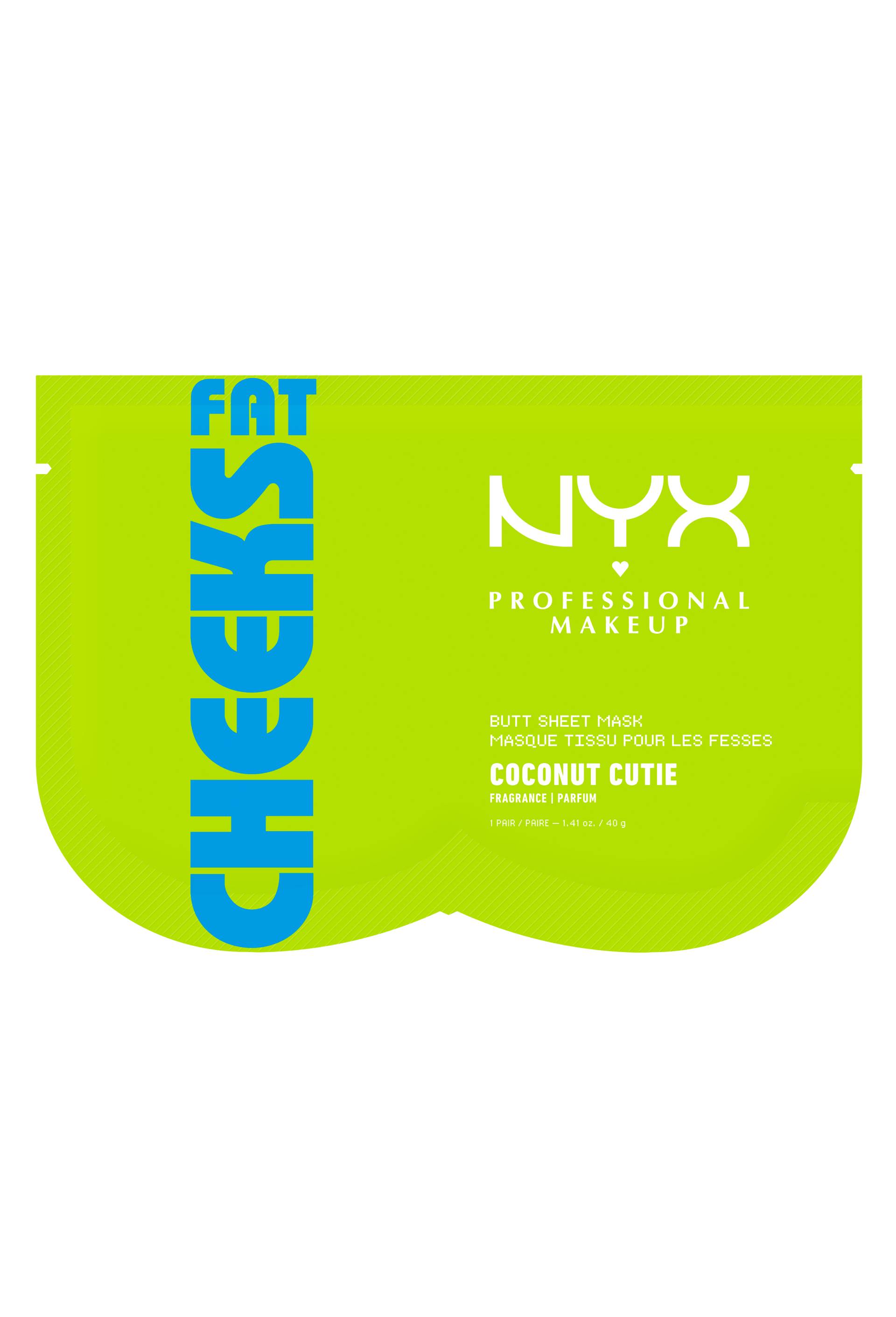 Fat cheeks masque pour les fesses coconut cutie, Transparent, large image number 0