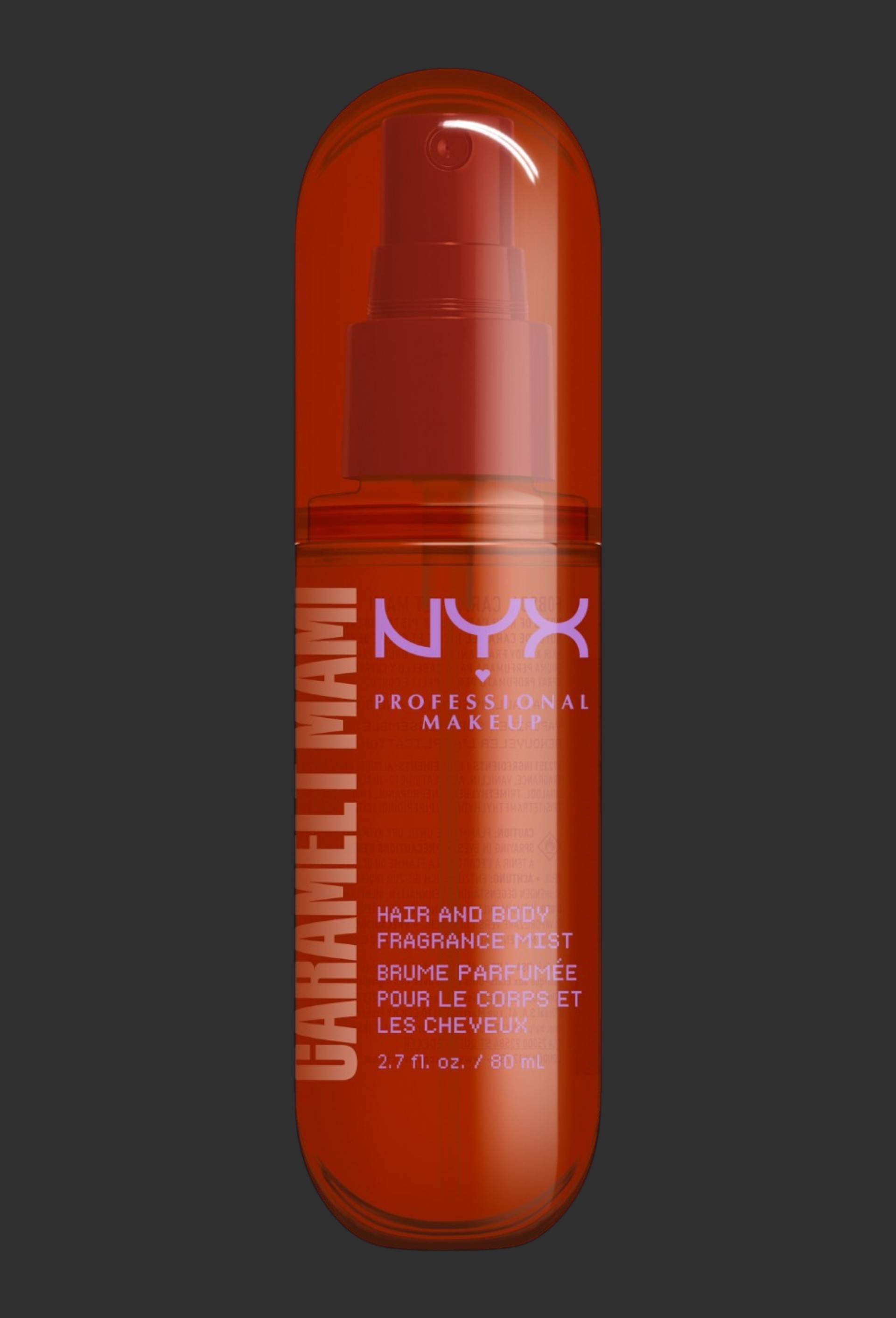 Fat oil body brume corps et cheveux caramelt mami format standard, Transparent, large image number 0.0