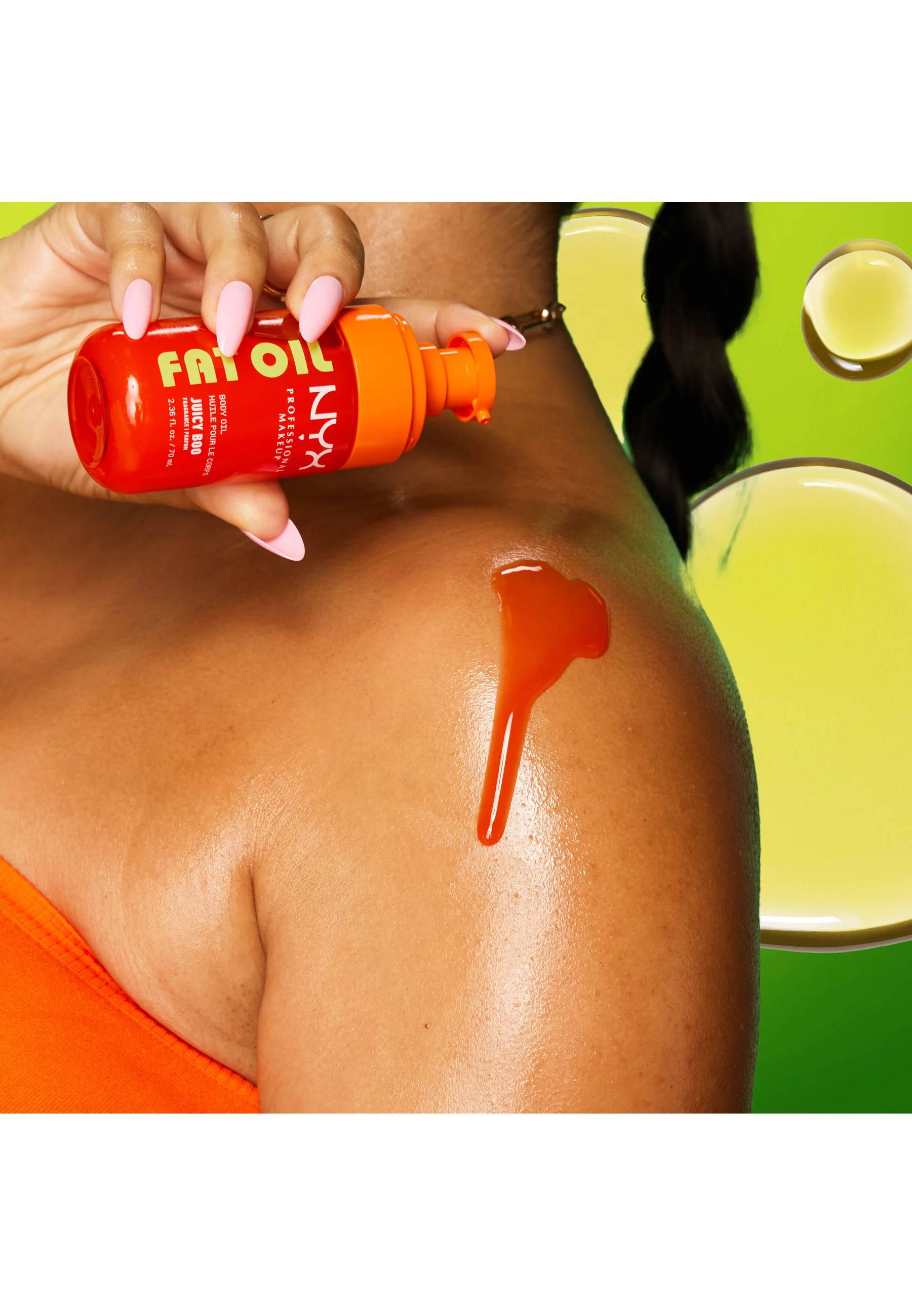 Fat oil body huile corps glowy juicy boo, Transparent, large image number 1